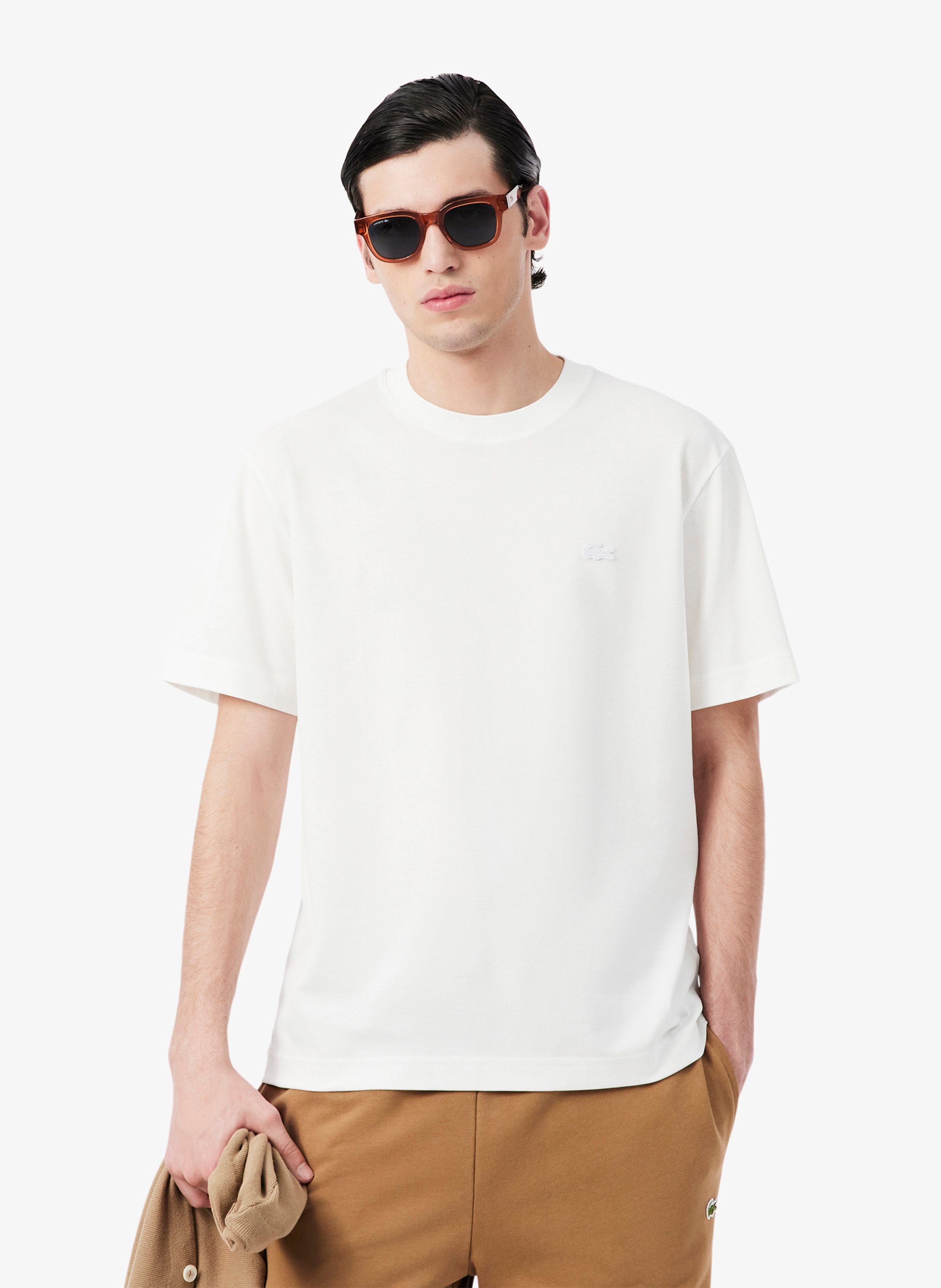 Gerade geschnittenes T-Shirt aus Baumwolle LACOSTE