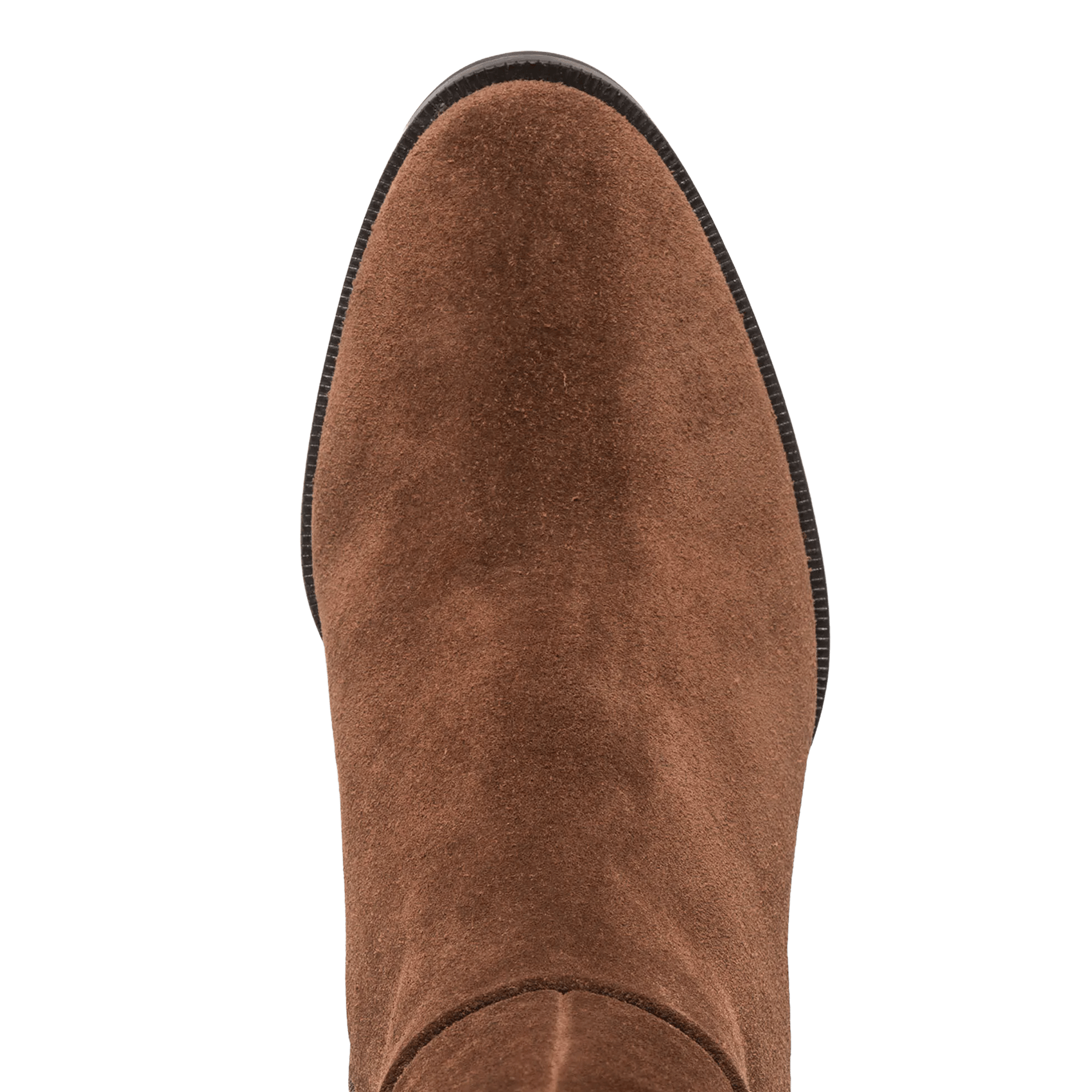 Stiefel mit runder Spitze aus Wildleder BOCAGE Braun