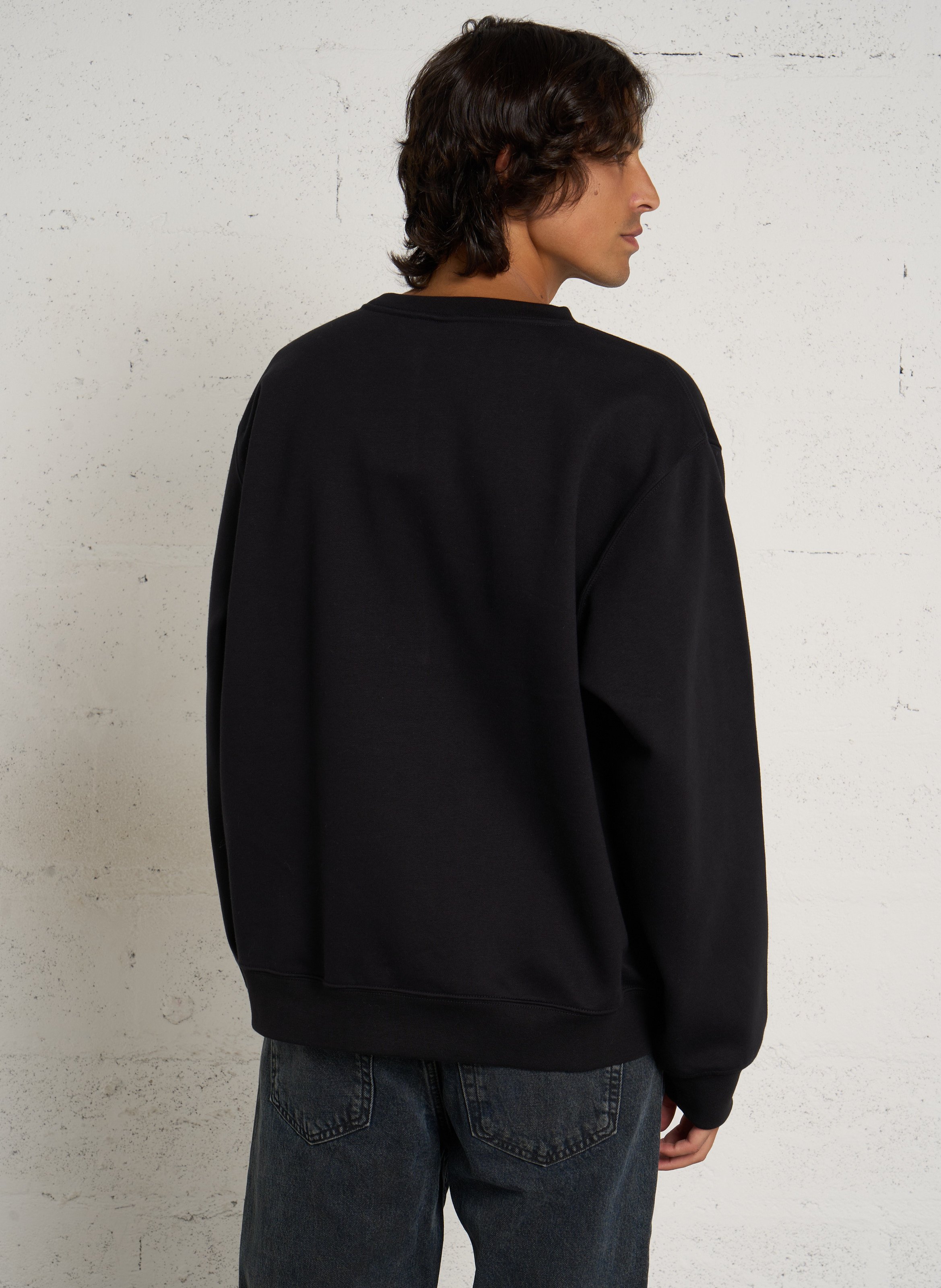 Casual sweatshirt van gemengd katoen THE NORTH FACE Zwart