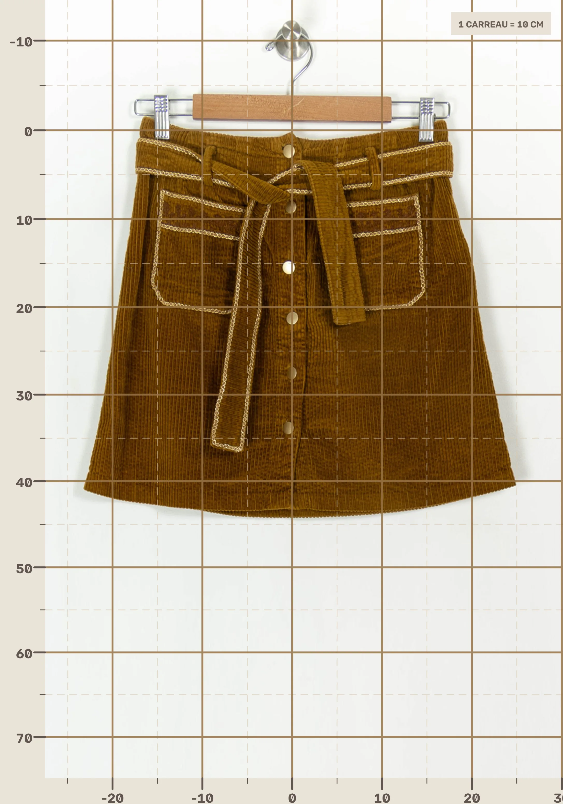 Short & midi skirt LOUISE MISHA - Seconde Main Brown