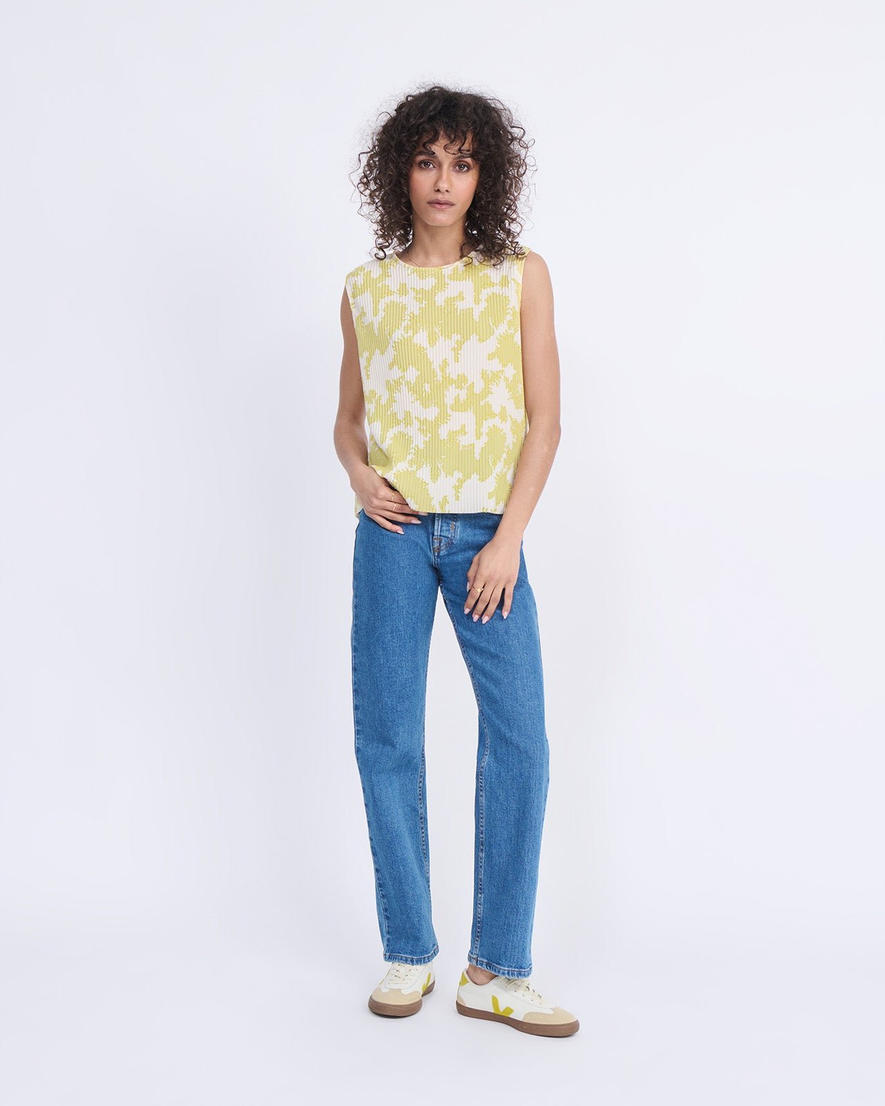Floral print top EMOI EMOI Green