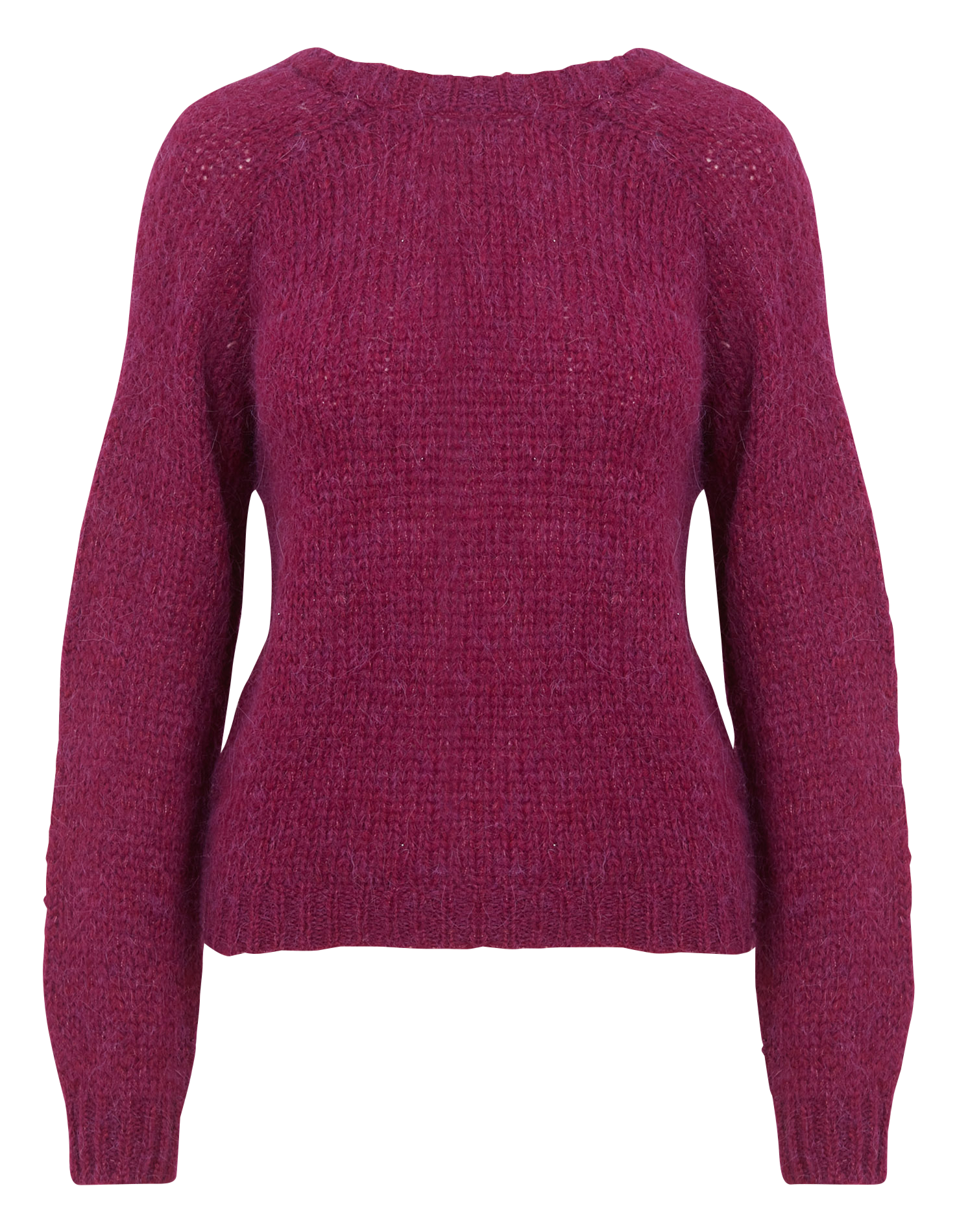 V-neck alpaca wool-blend sweater VILA Purple