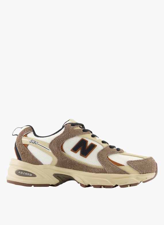 New balance wit leer on sale