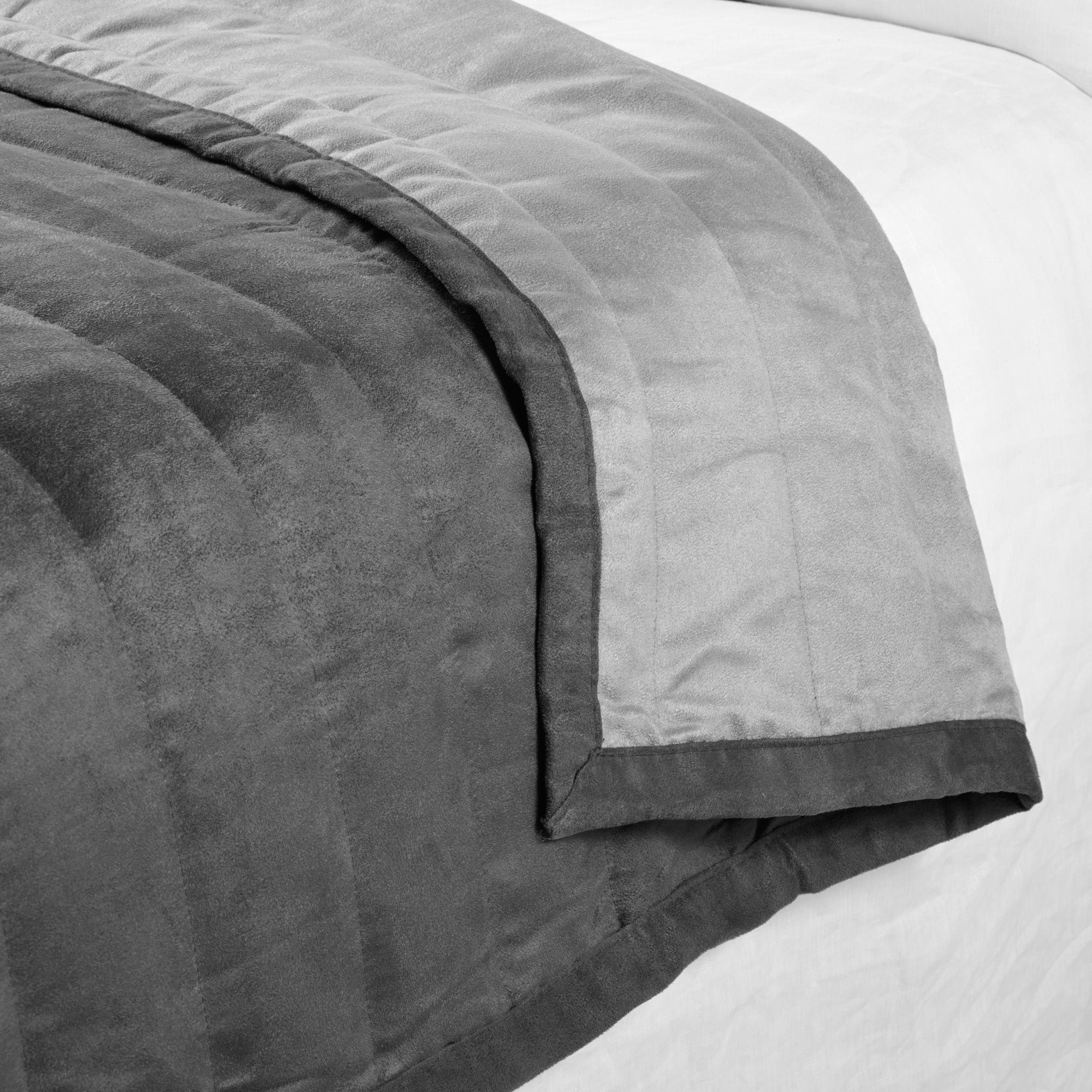 Quilted bedspread MADURA Grey