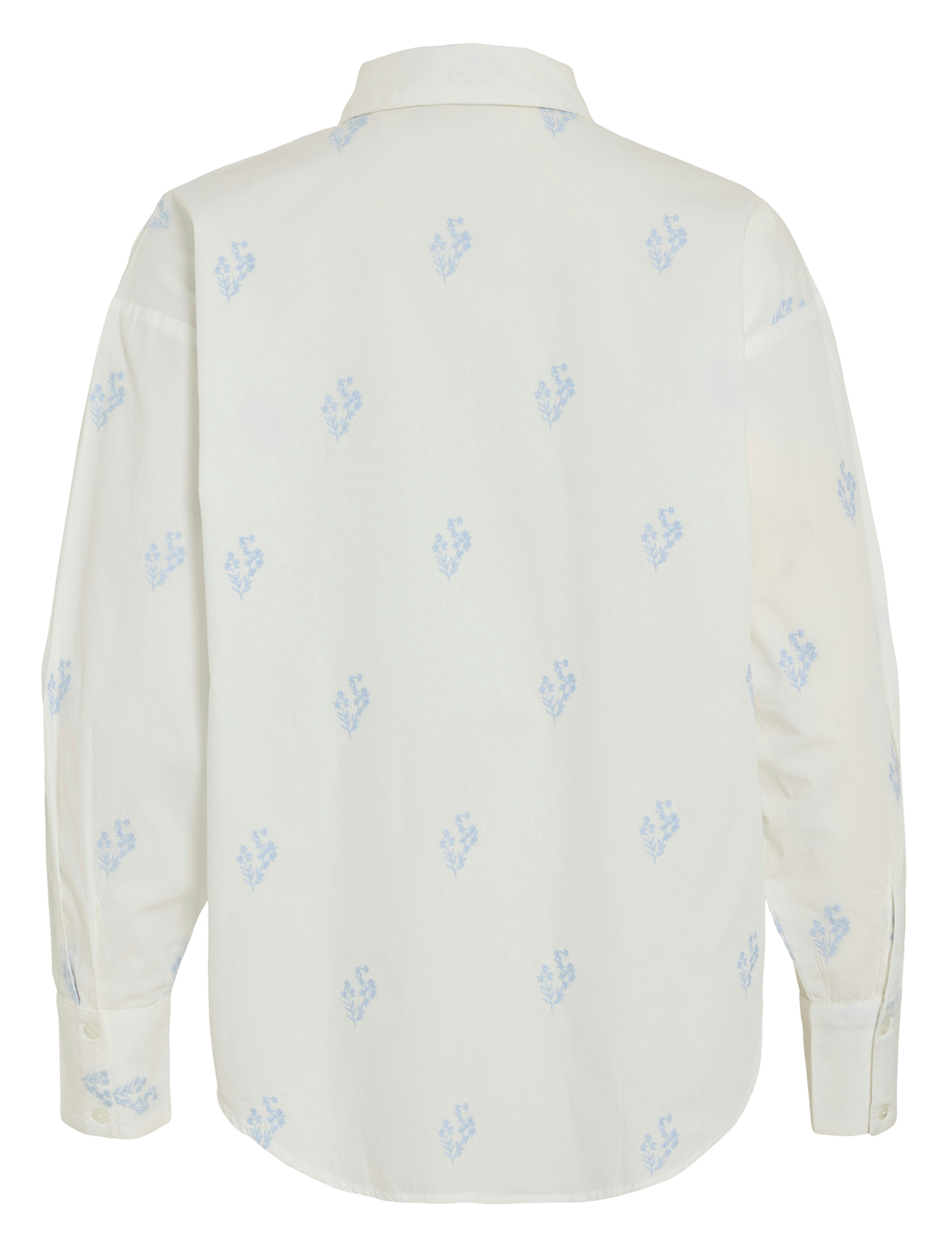 Floral button-up shirt VILA White