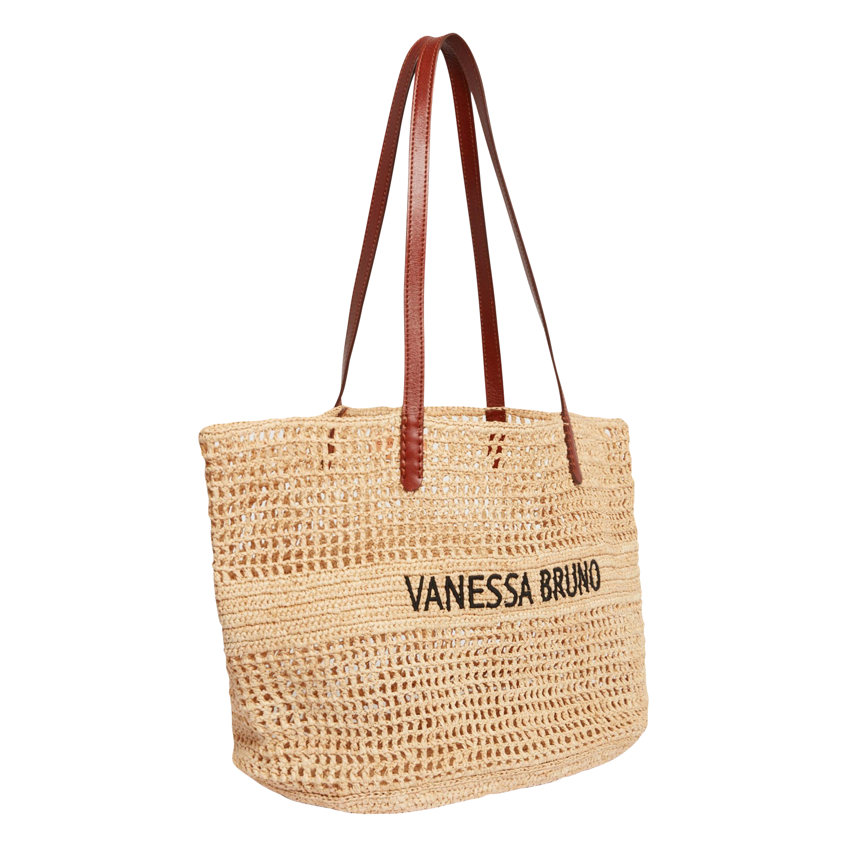 Panier en raphia VANESSA BRUNO Beige