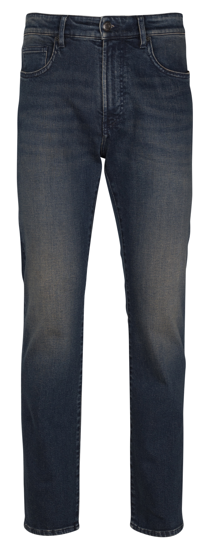 Cotton-blend straight jeans IKKS Blue