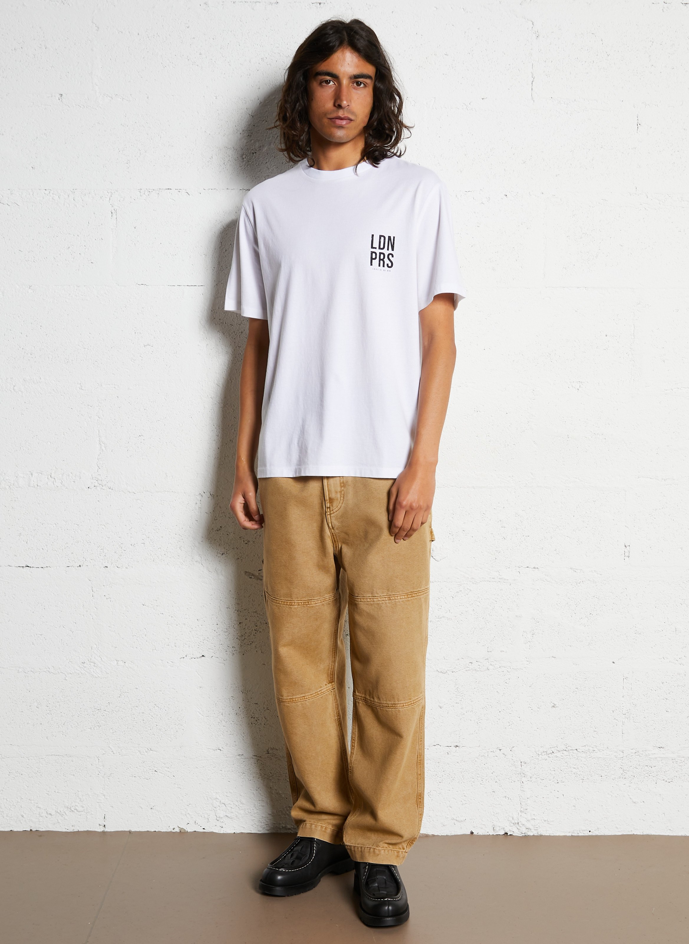 T-Shirt mit geradem Schnitt und großem Rückenprint IKKS Weiss