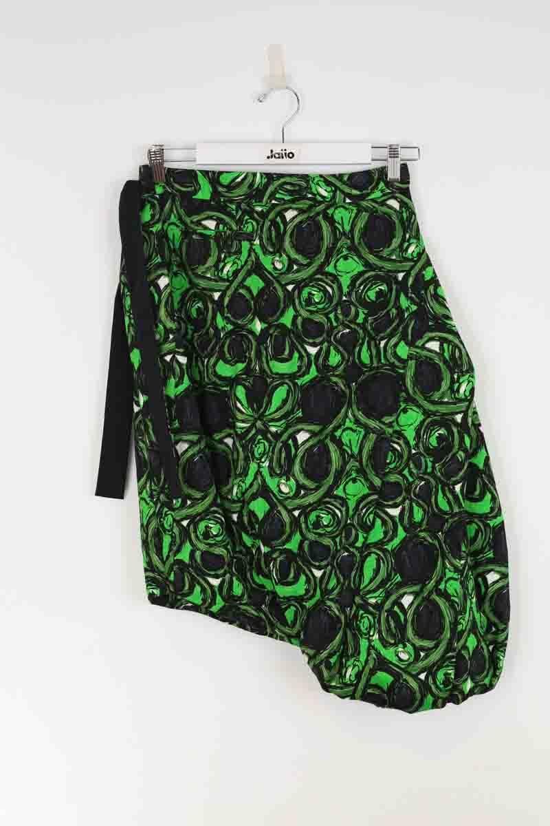 Cotton skirt KENZO - SECONDE MAIN Green