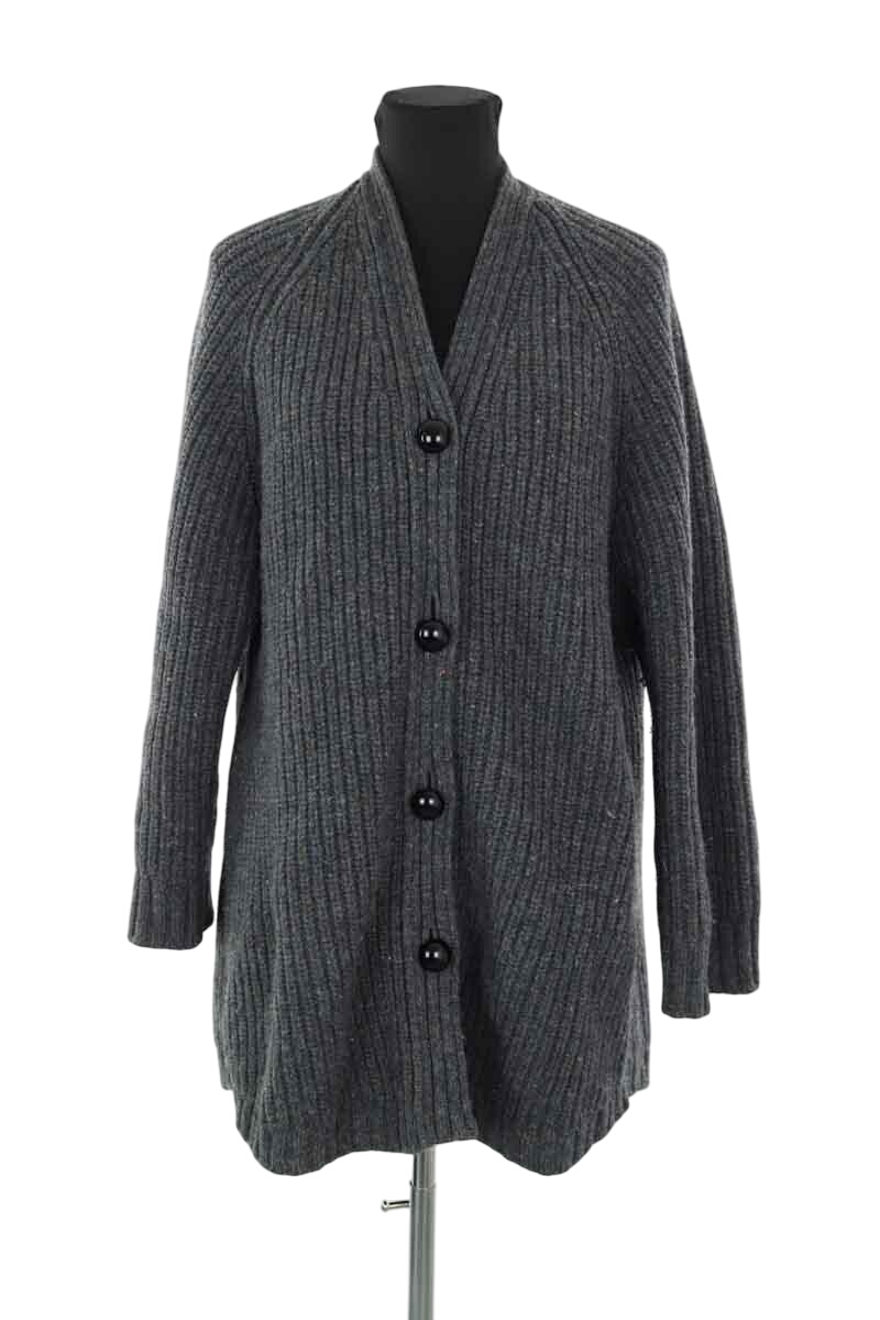 Voile and crochet dress LAURENCE BRAS - Seconde Main Grey