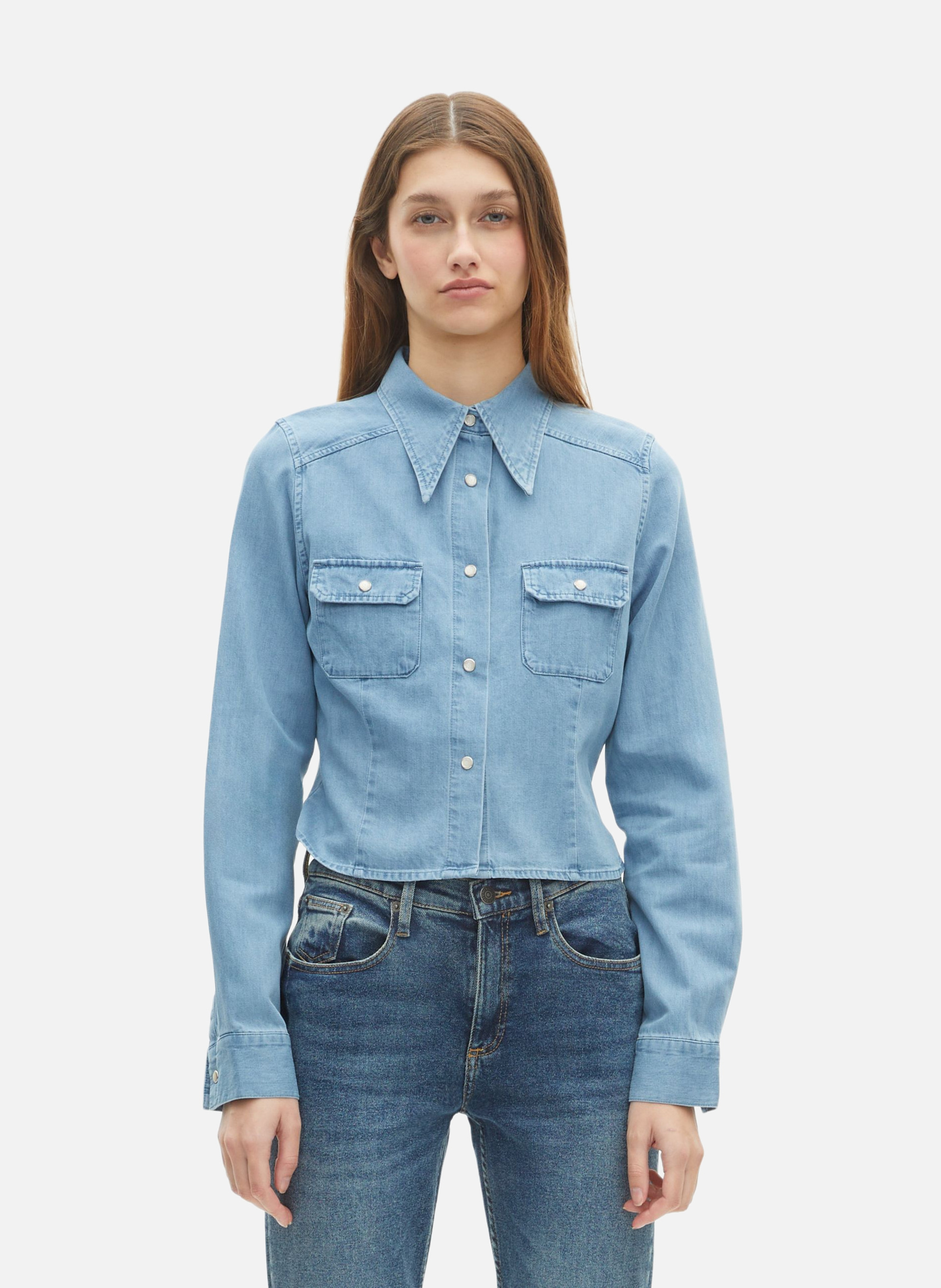 Denim shirt THE KOOPLES Blue