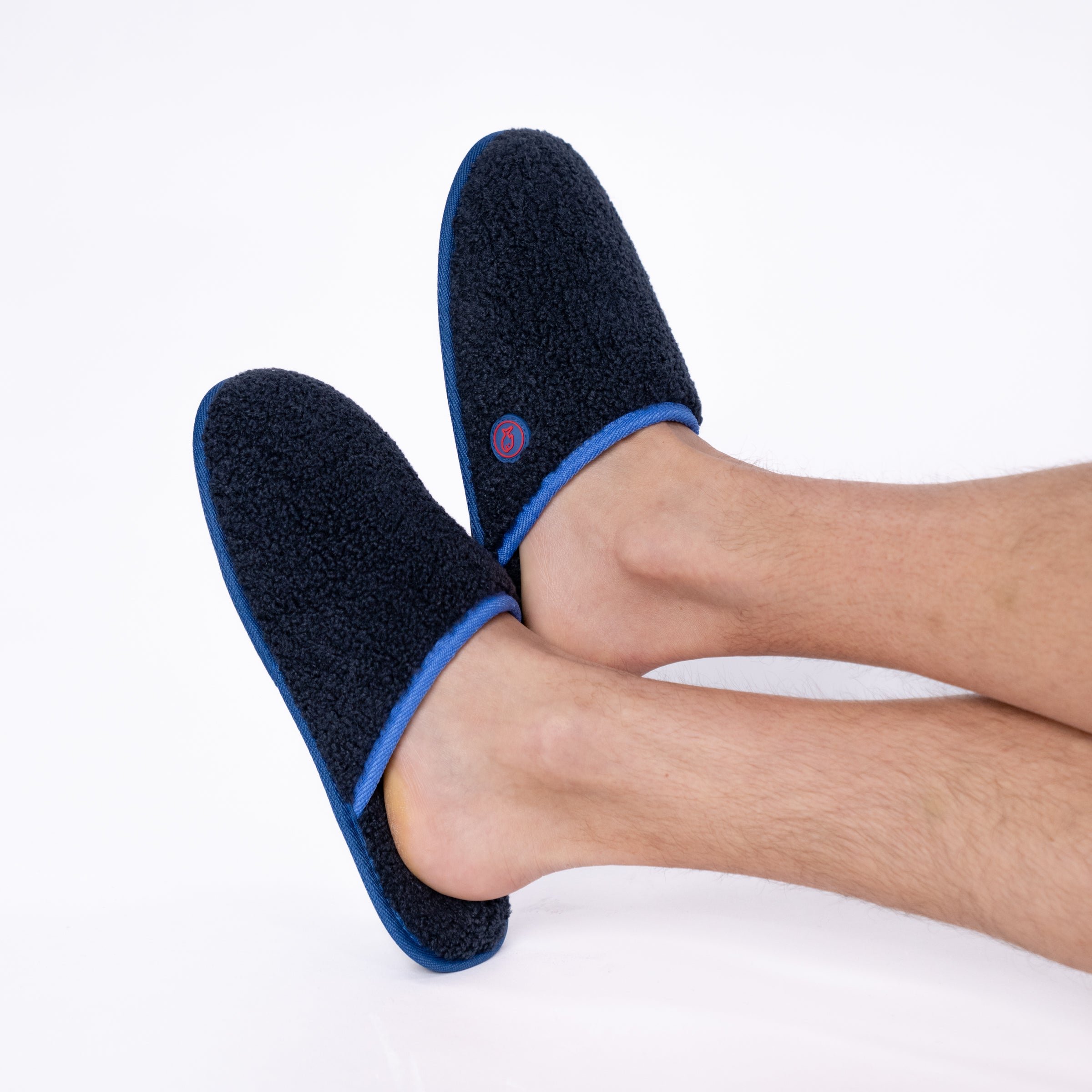 Chaussons en sherpa BILLYBELT Bleu