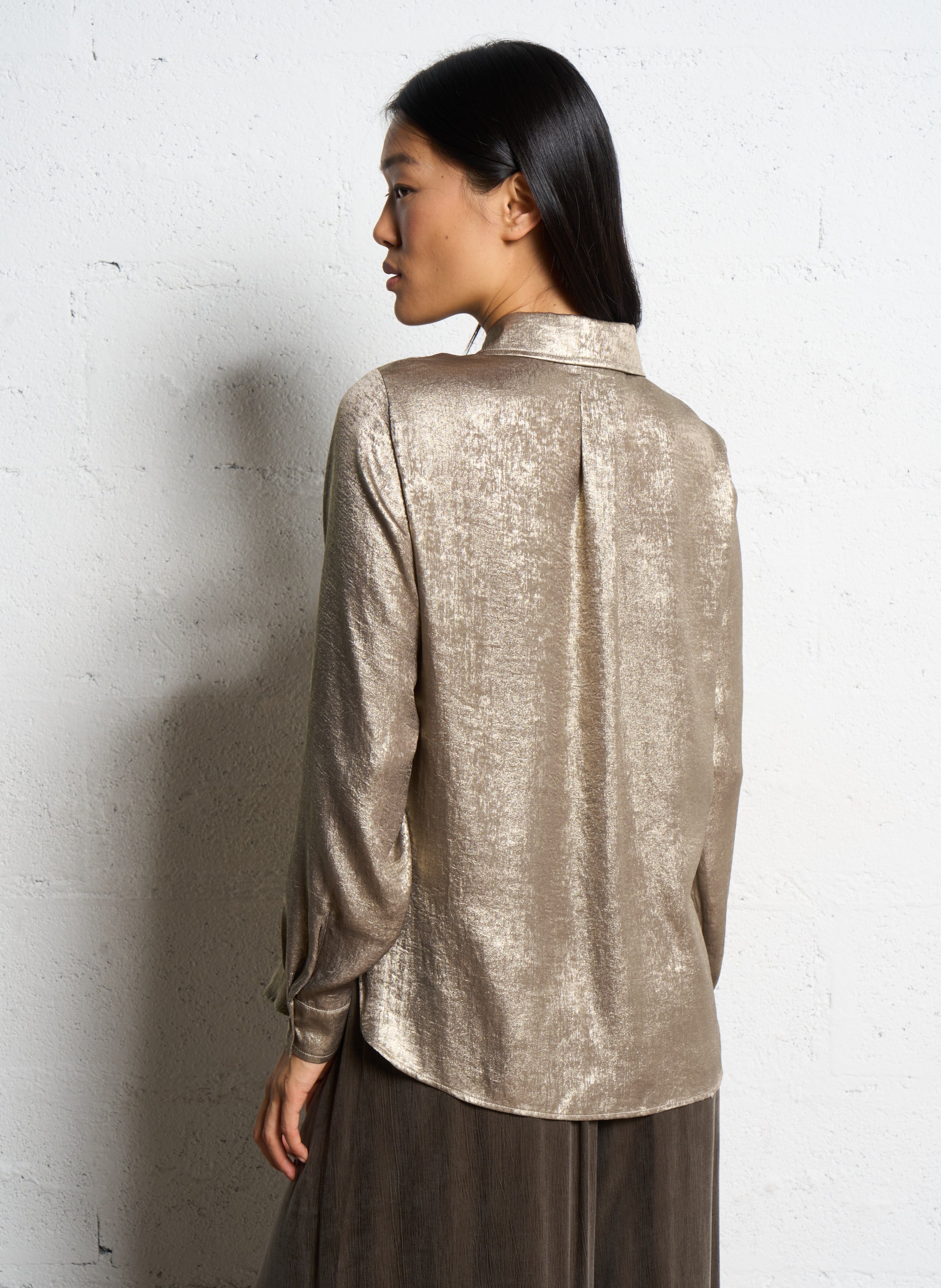 Chemise col classique  MOMONI Doré