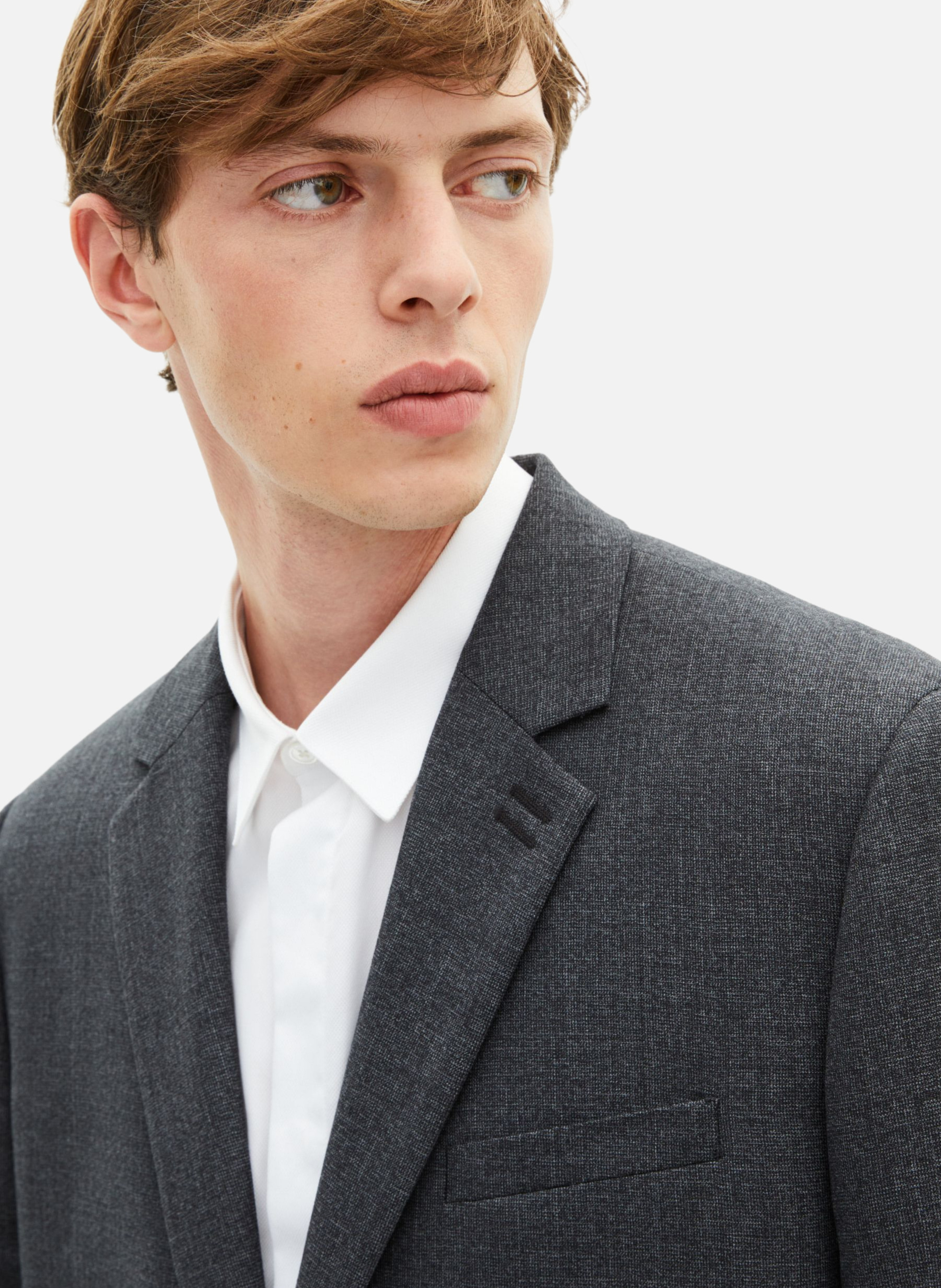 Low-cut loose-fit dress THE KOOPLES Grey