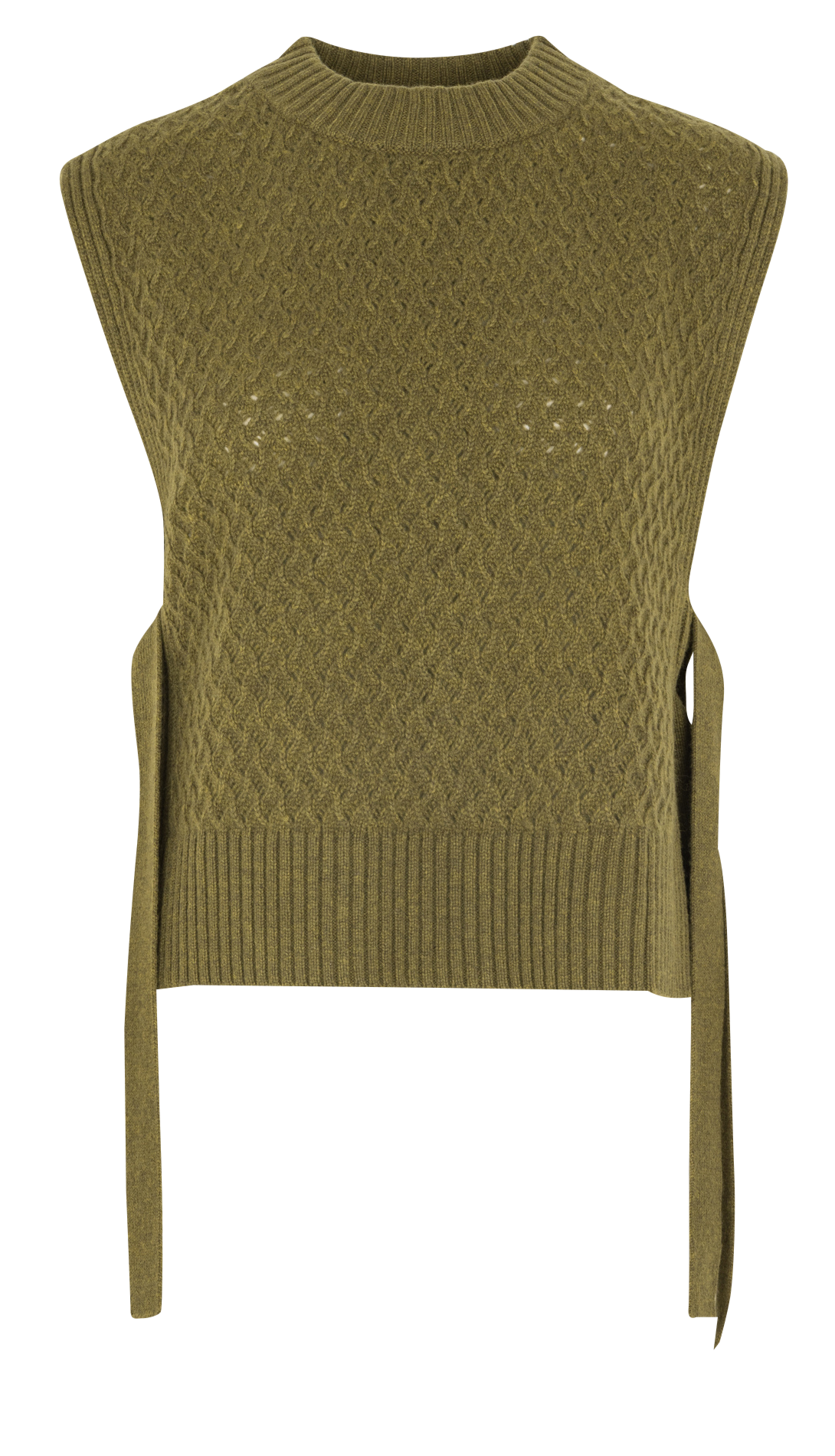 Round-neck wool sweater PETITE MENDIGOTE Green