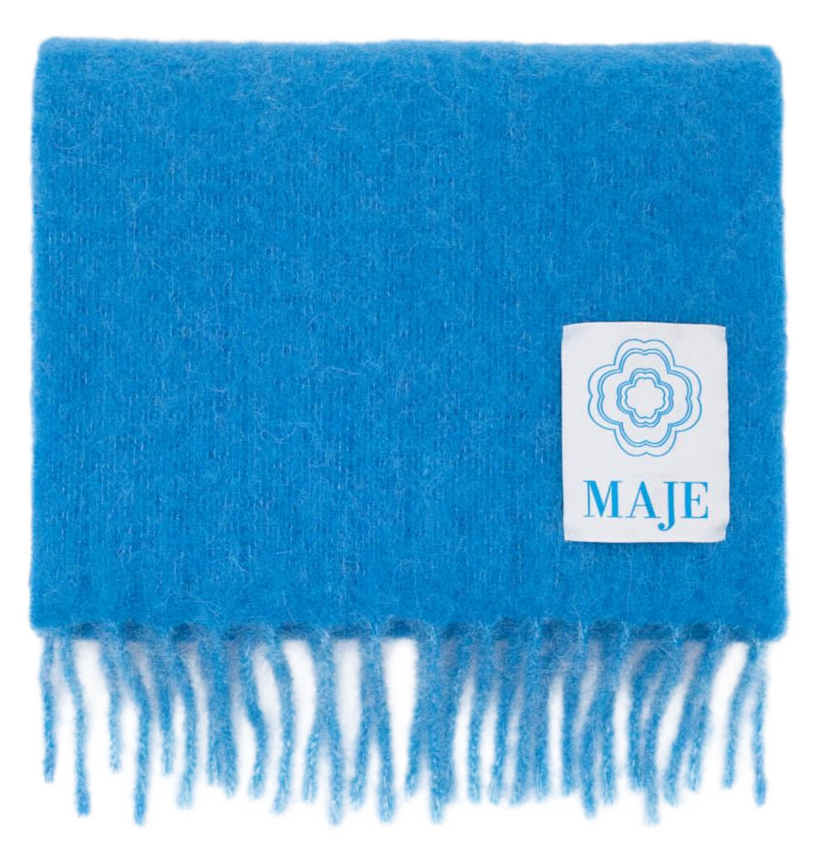 Echarpe en laine mélangée  MAJE Bleu