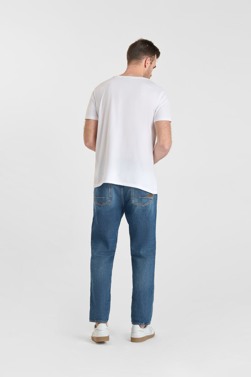 Loose, wide-leg jeans, length 34 LE TEMPS DES CERISES Blue