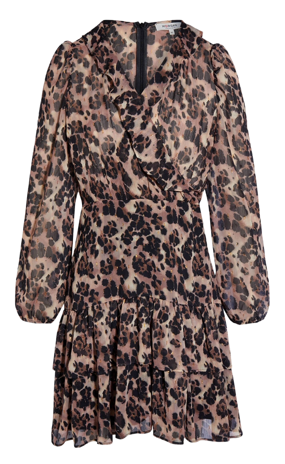 Korte jurk met kraag MORGAN Veelkleurig