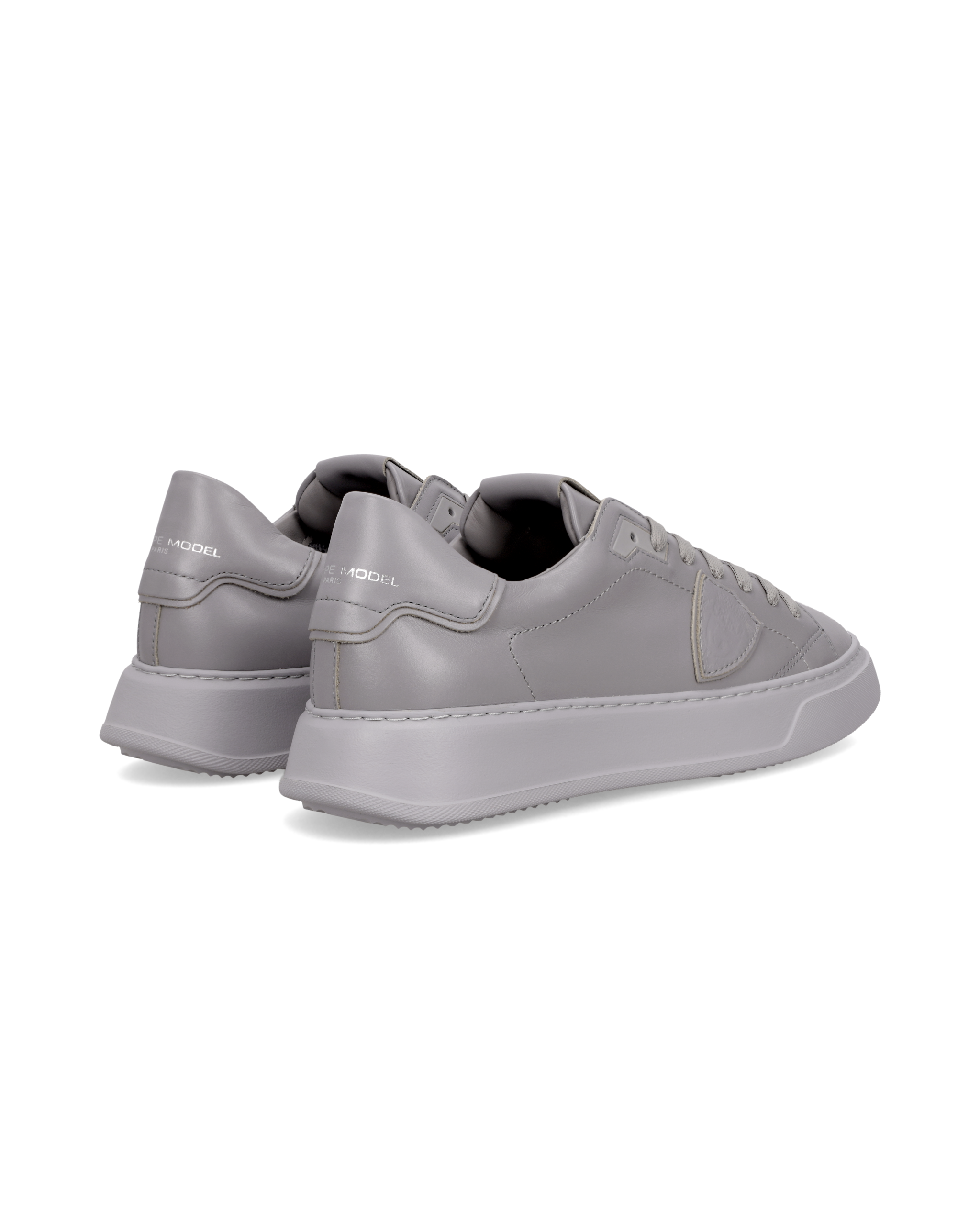 Tennis Temple Sneakers. PHILIPPE MODEL Grey