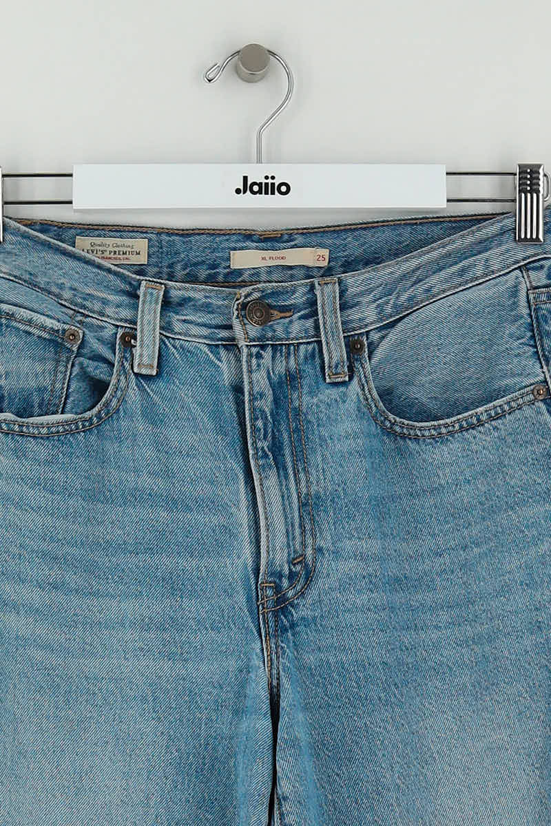 Straight cotton-blend pants LEVI'S - Seconde main Blue