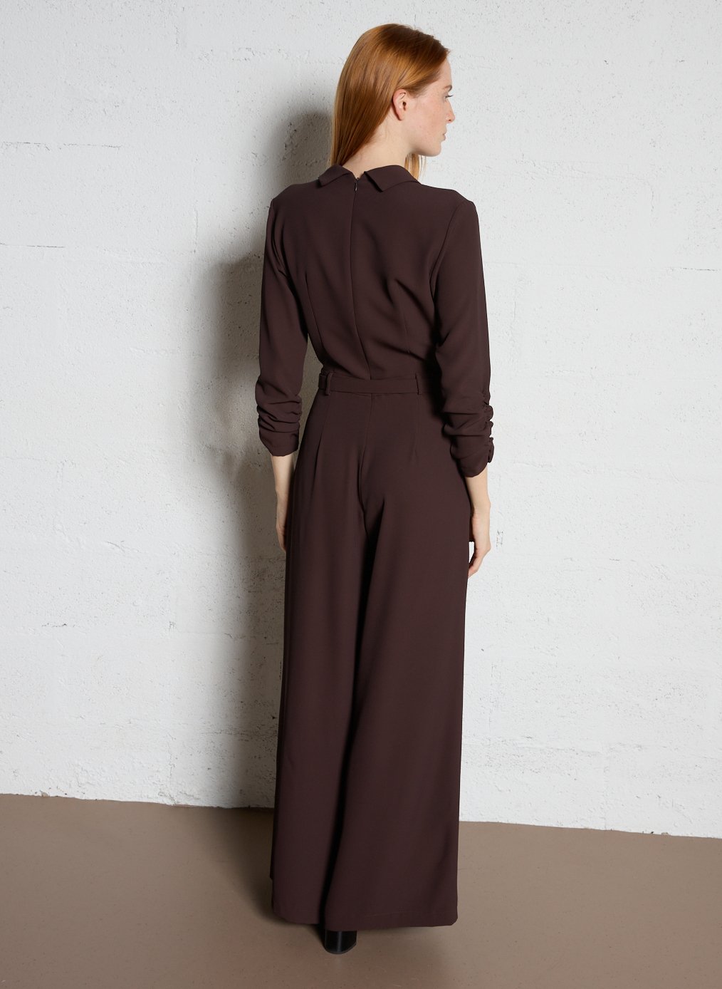 Combinaison palazzo IMPERIAL Marron