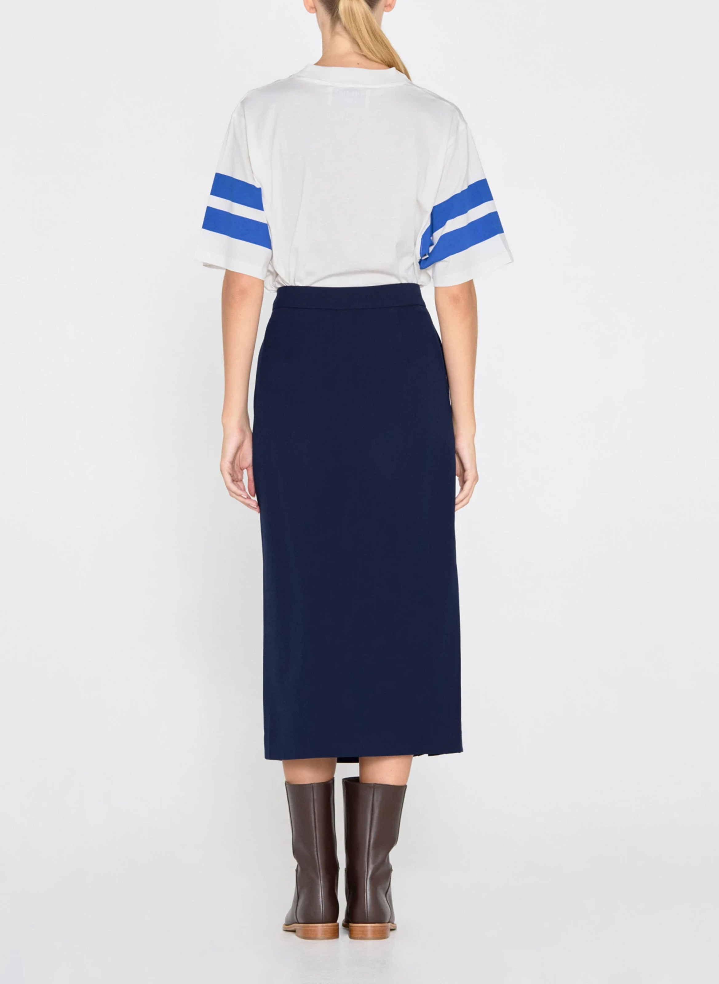 Short floral print henley dress THE TINY BIG SISTER Blue