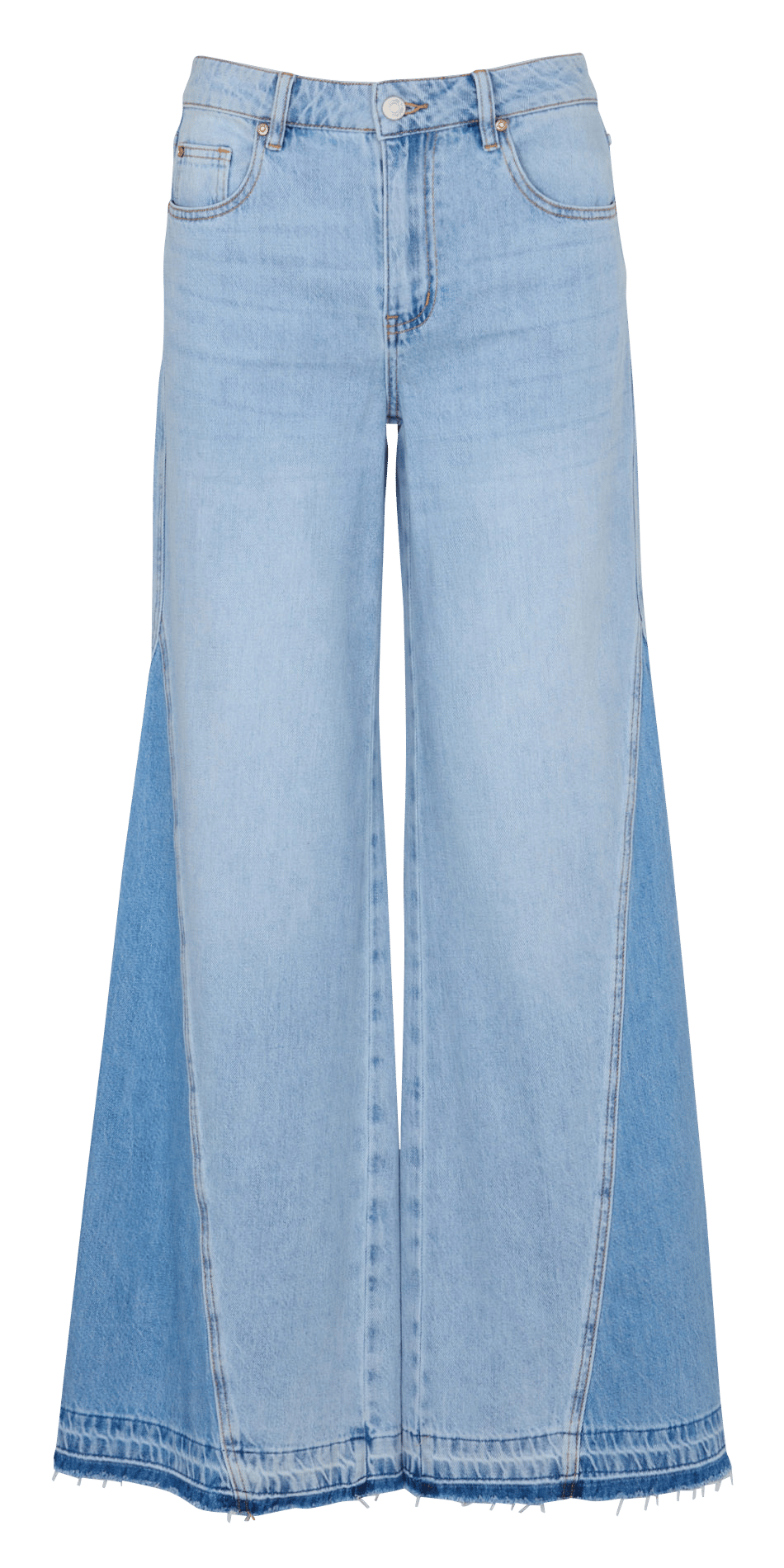 Weit geschnittene Jeans - aus Baumwolle MKT Blau