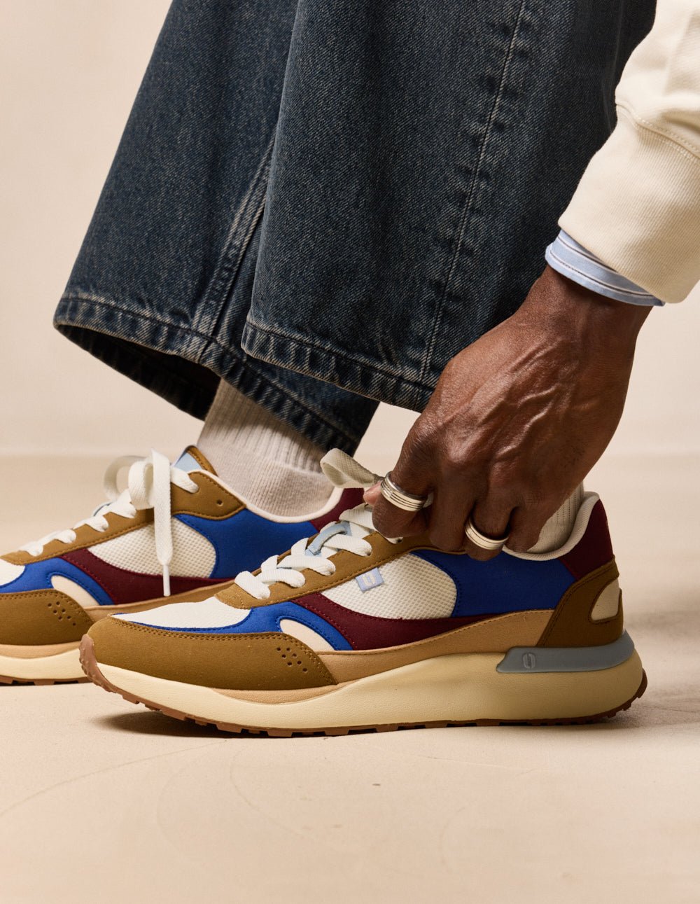 Baskets basses ODAJE Marron