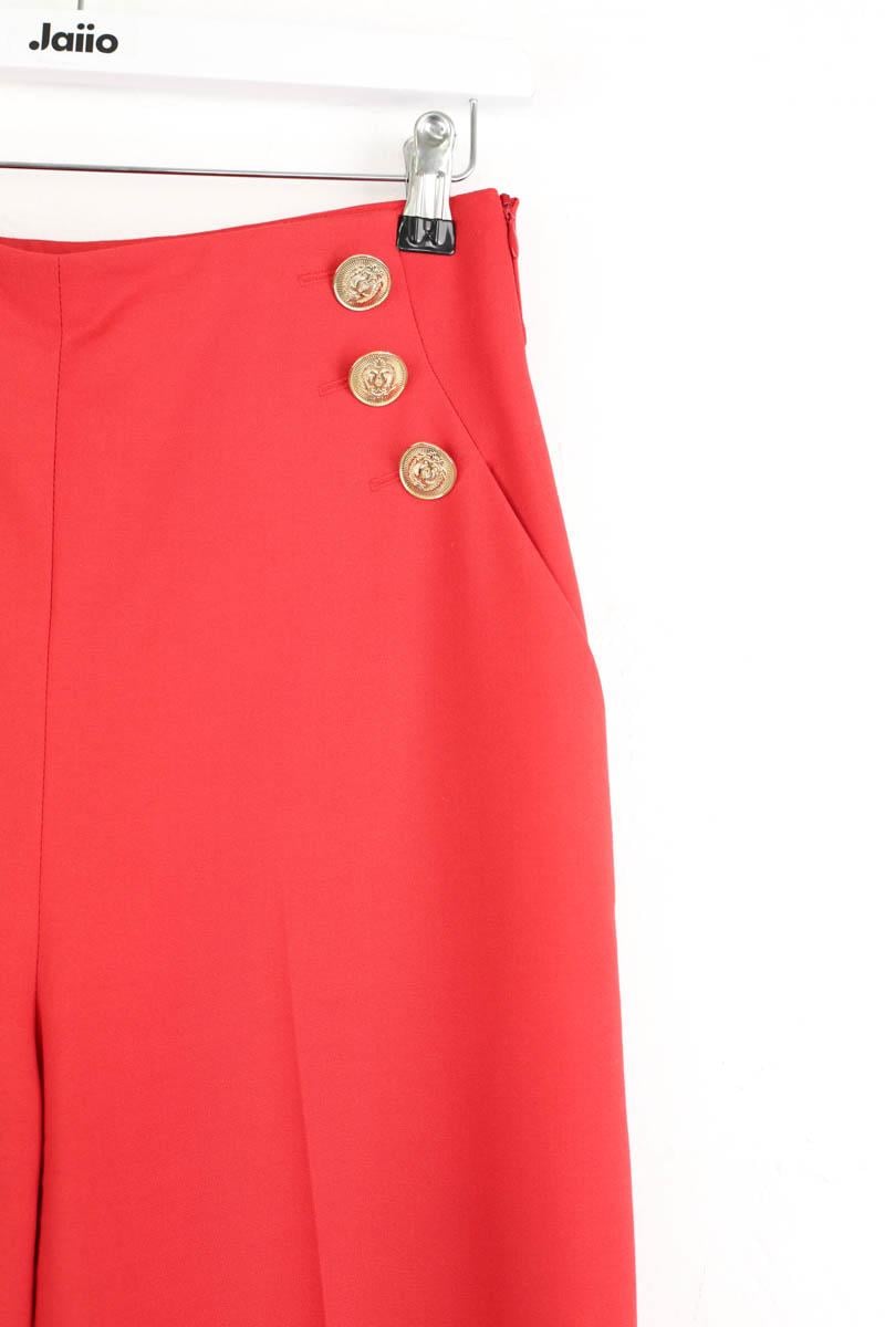 Pantalon large TARA JARMON - Seconde Main Rouge