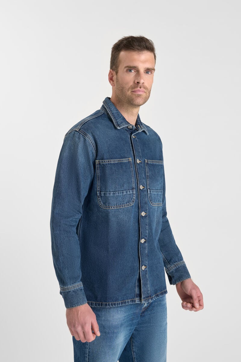 Denim shirt LE TEMPS DES CERISES Blue