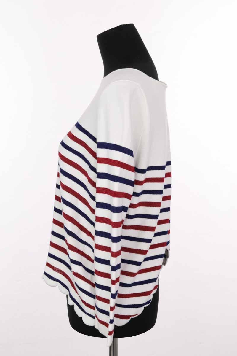Pull SEZANE - Seconde main Blanc
