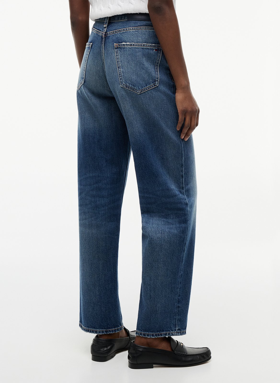 High Waist Straight Cut Jeans TOMMY HILFIGER Blau