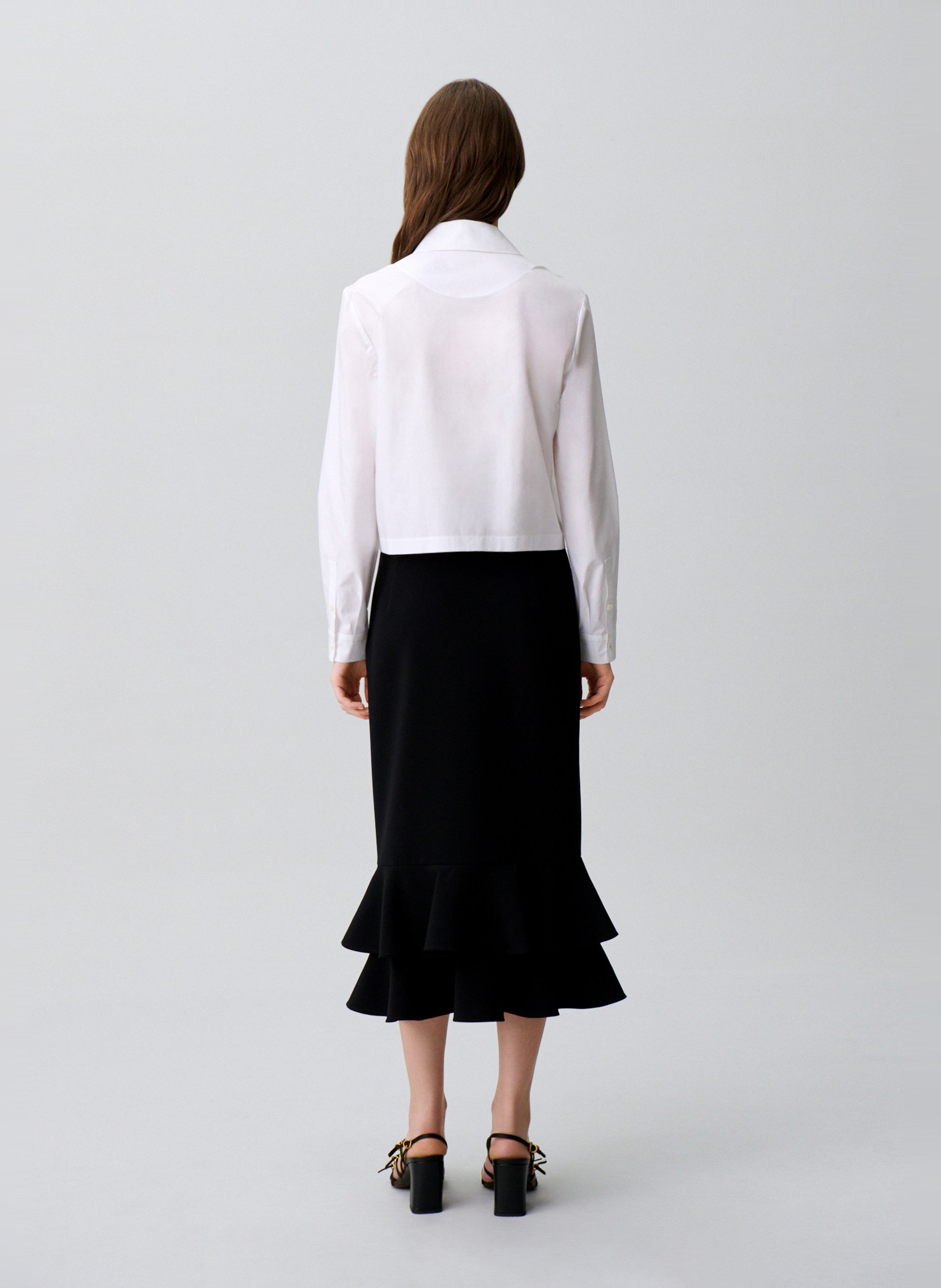 Chemise droite en coton CLAUDIE PIERLOT Blanc