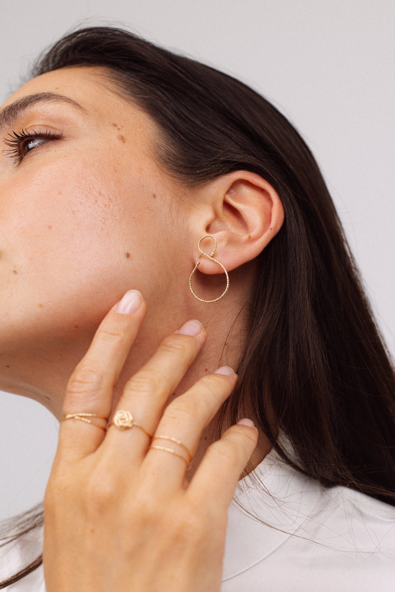 Infinity earrings YAY Golden