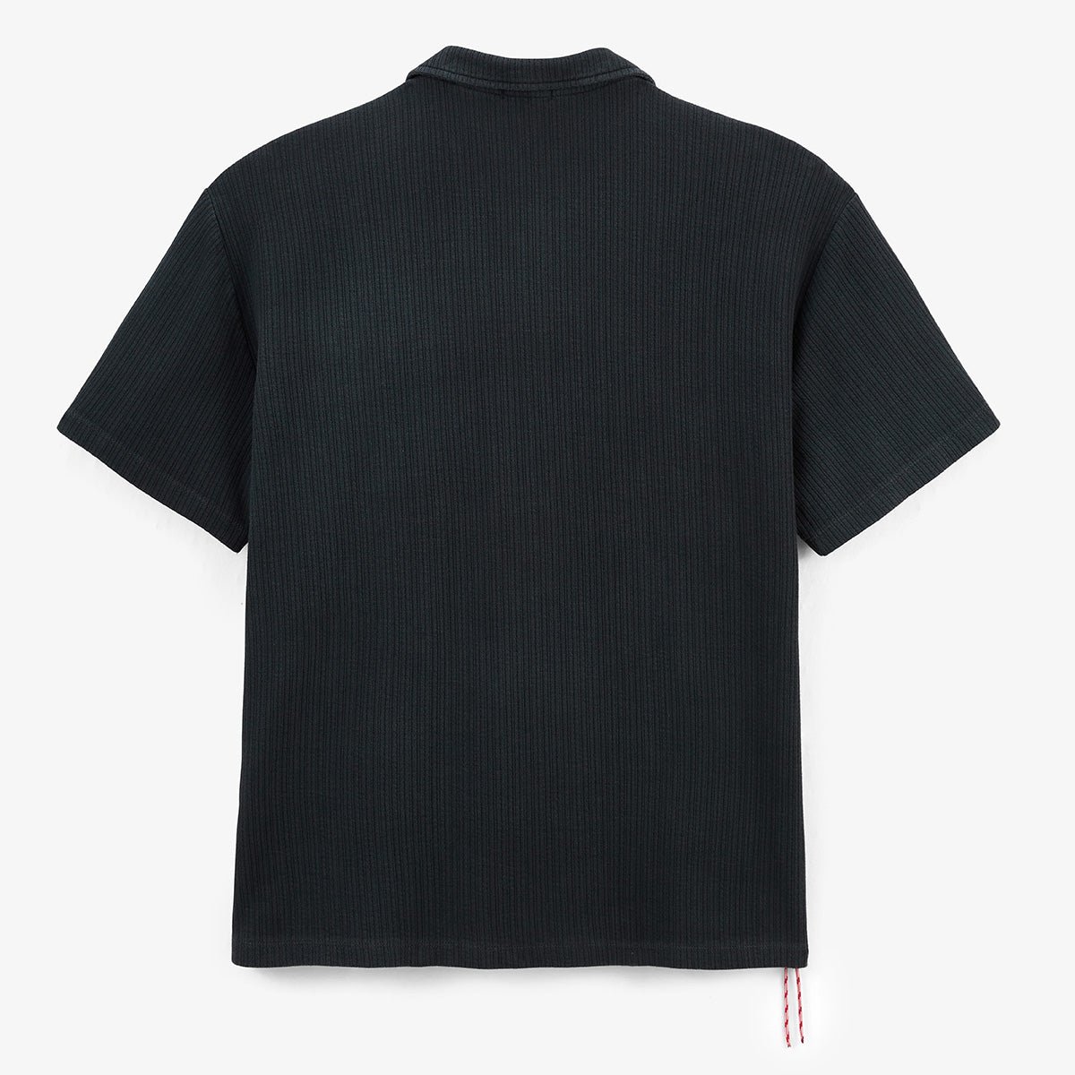 Short-sleeved jacquard cotton shirt SERGE BLANCO Grey