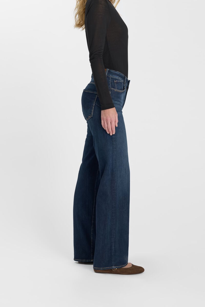 Loose jeans, wide leg, long length 34 LE TEMPS DES CERISES Blue