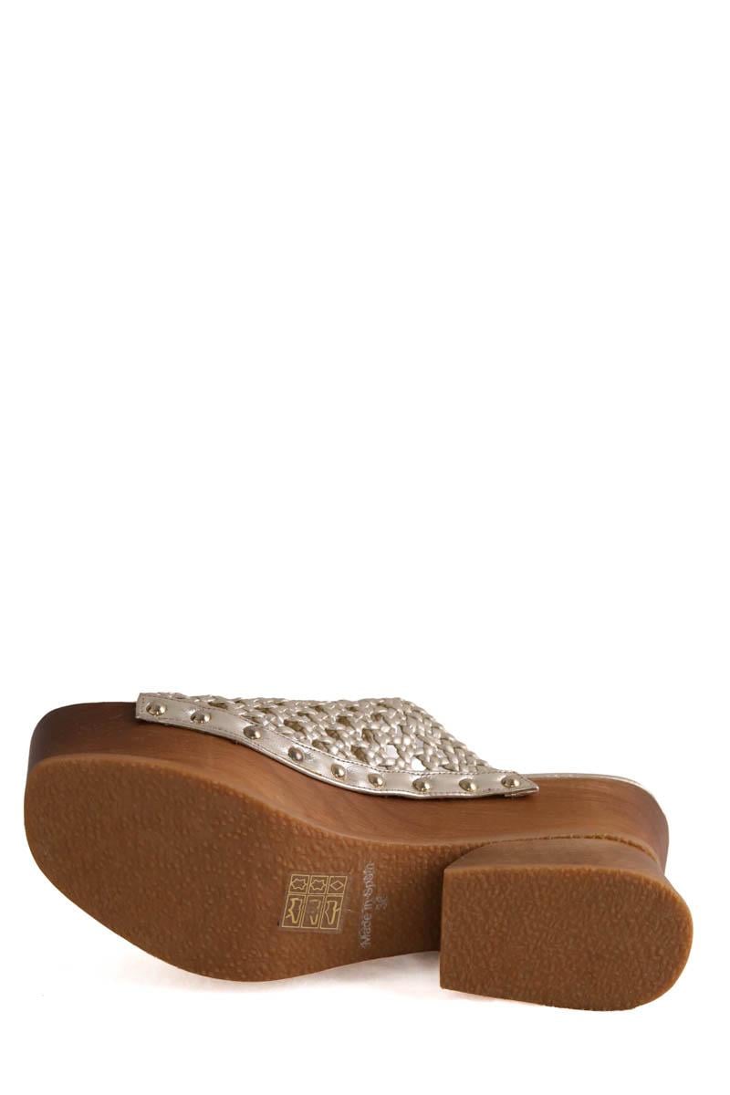 Clogs TARA JARMON - Seconde Main Golden