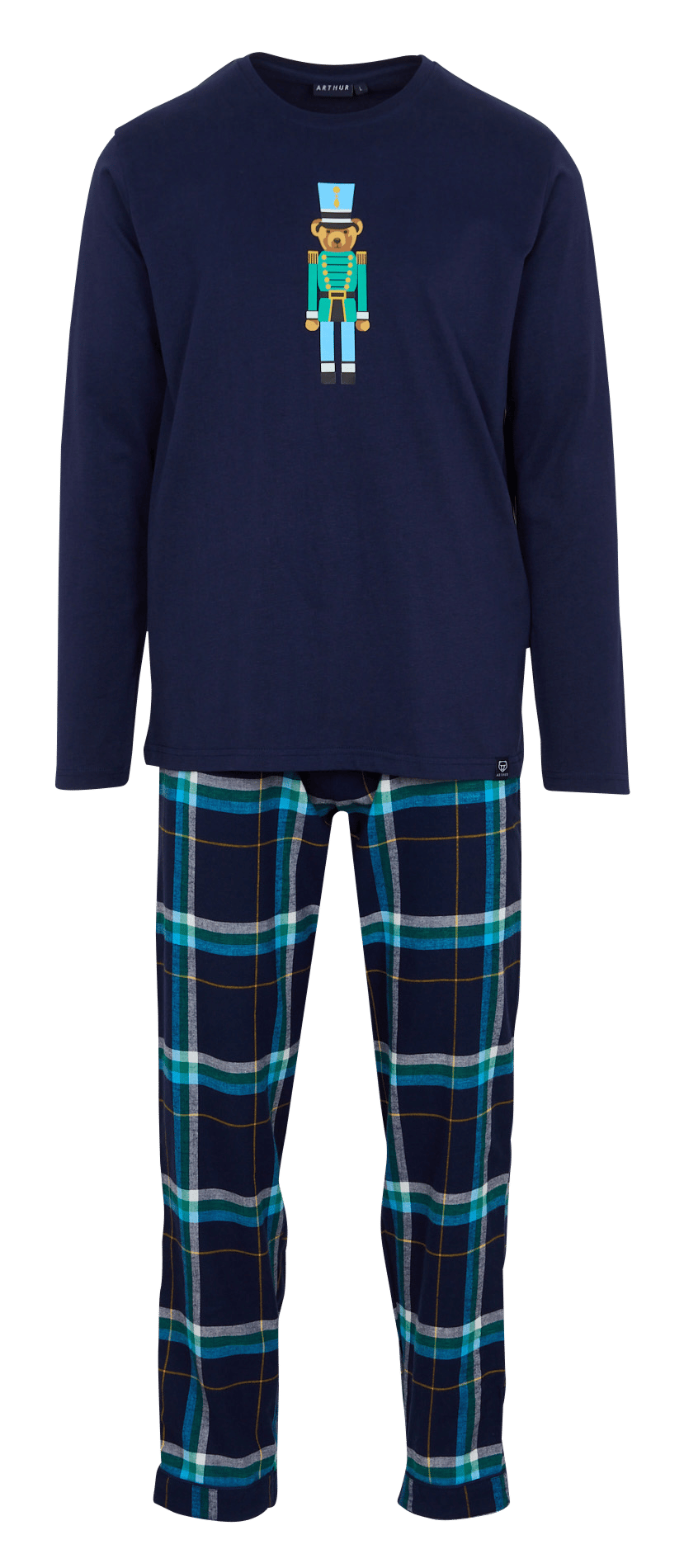 Printed cotton pajamas ARTHUR Blue