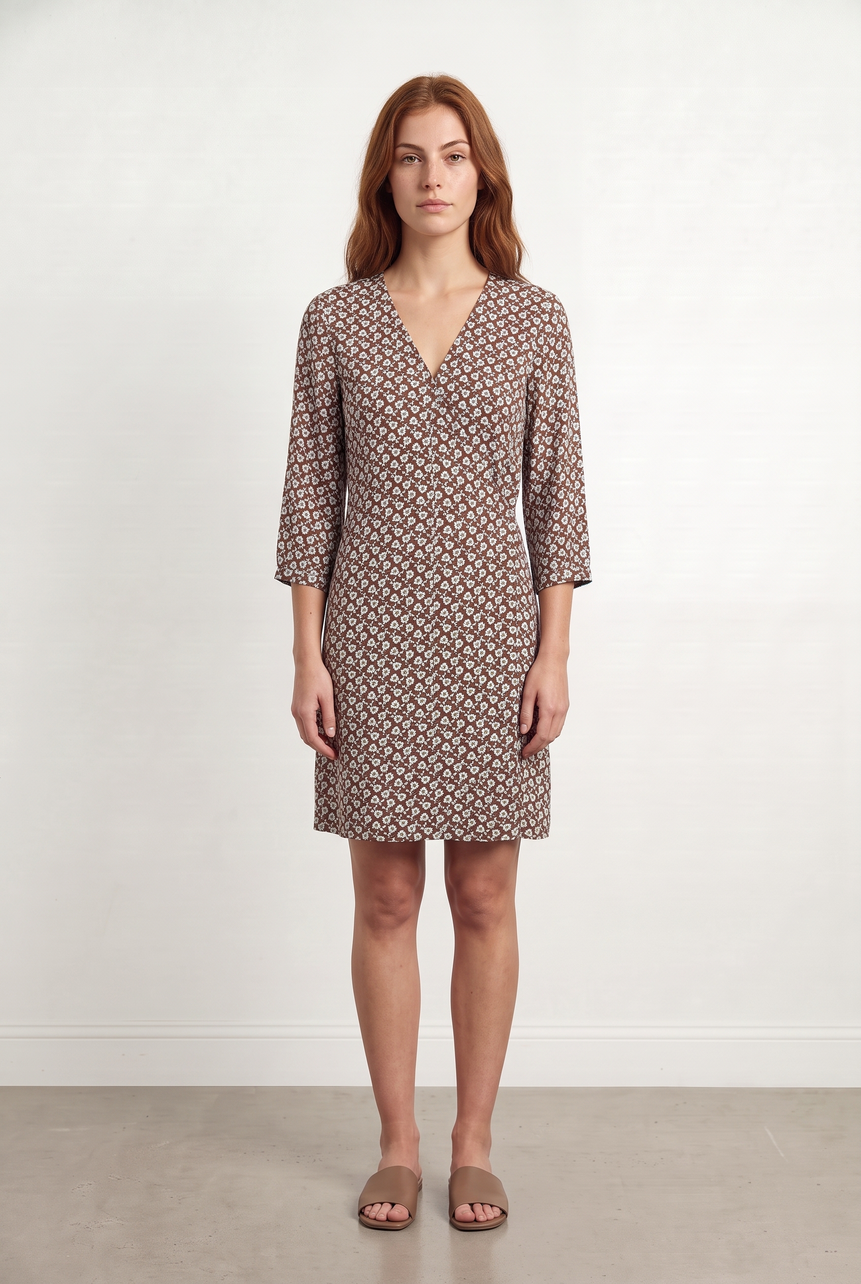 Short & midi dress COMPTOIR DES COTONNIERS - Seconde main Brown