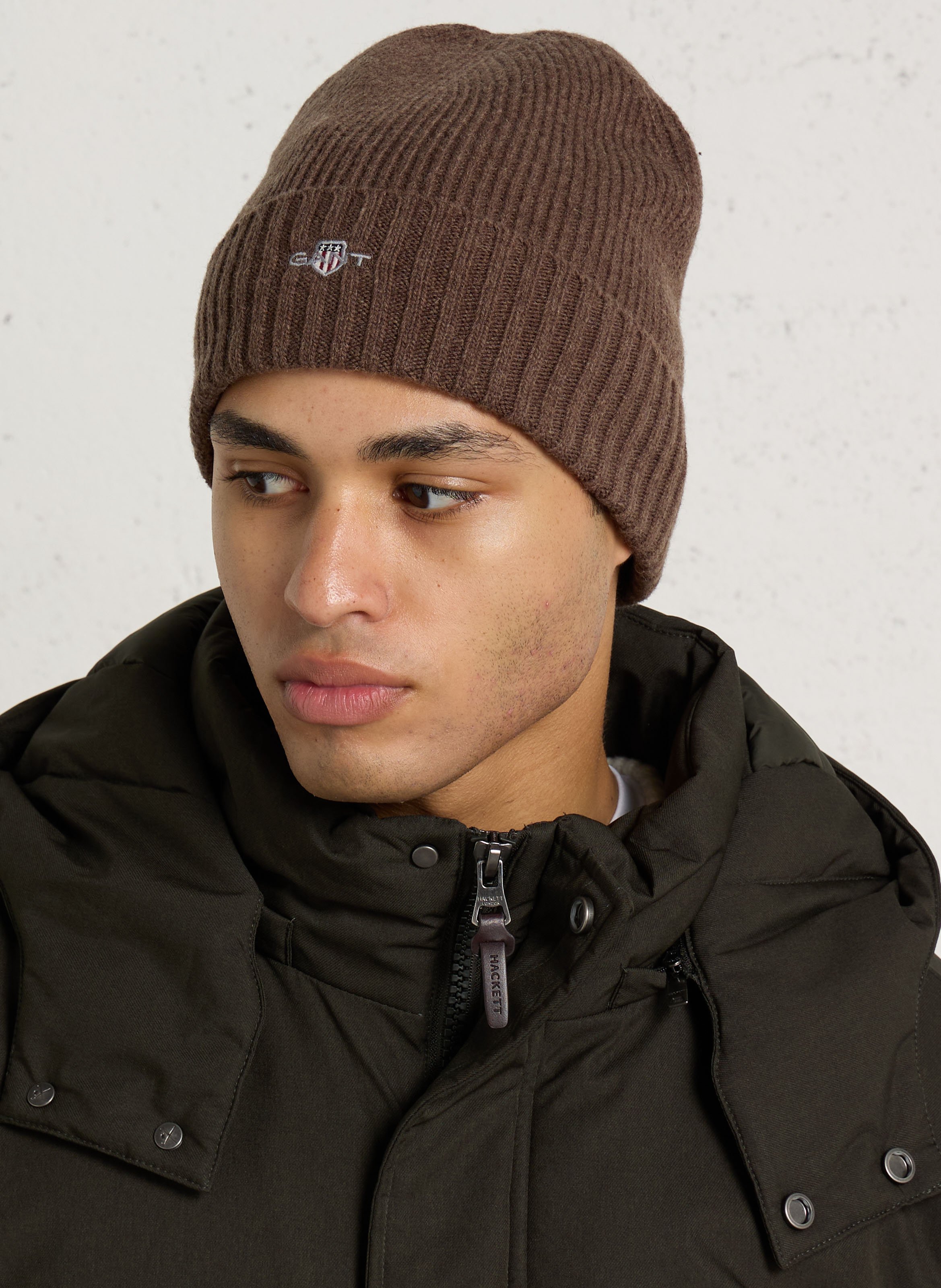 Muts - wolblend GANT Bruin