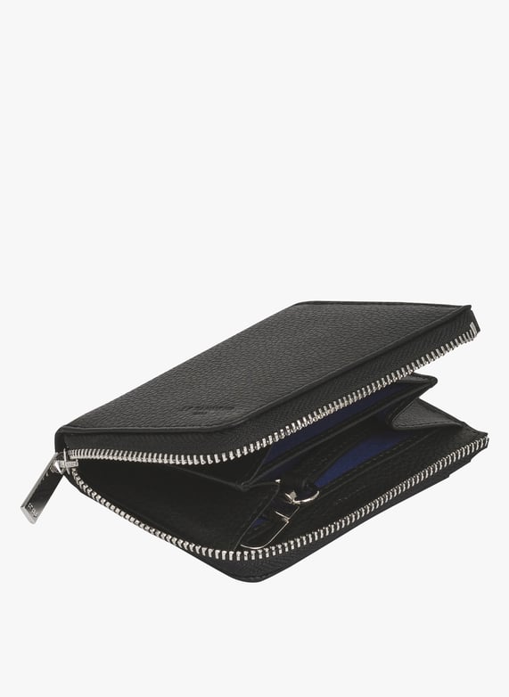 Porte monnaie En Cuir Charles Noir Le Tanneur Homme TCHA3110 N01 NOIR Place des Tendances Suisse