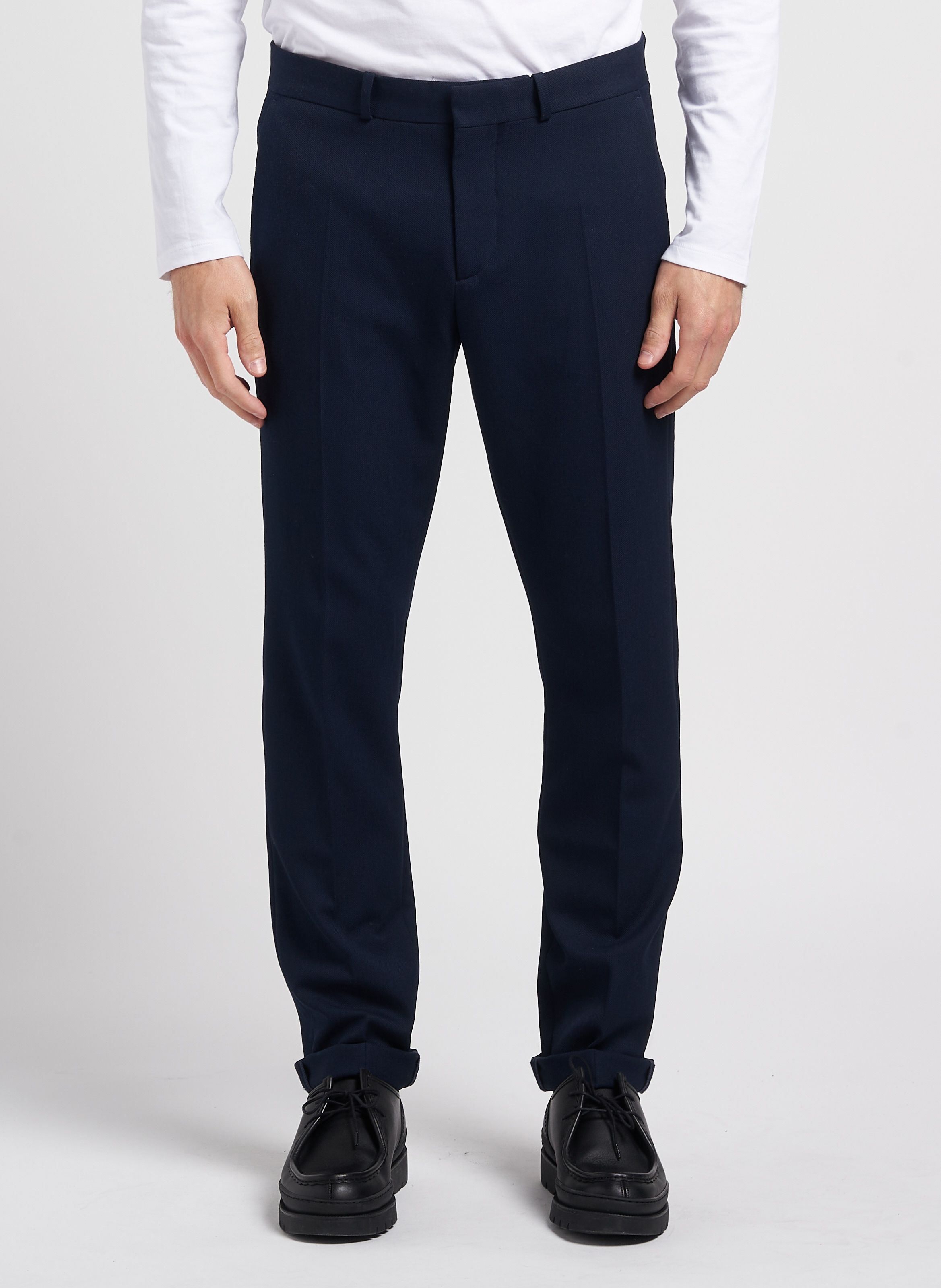 Pantalon de costume droit Bleu