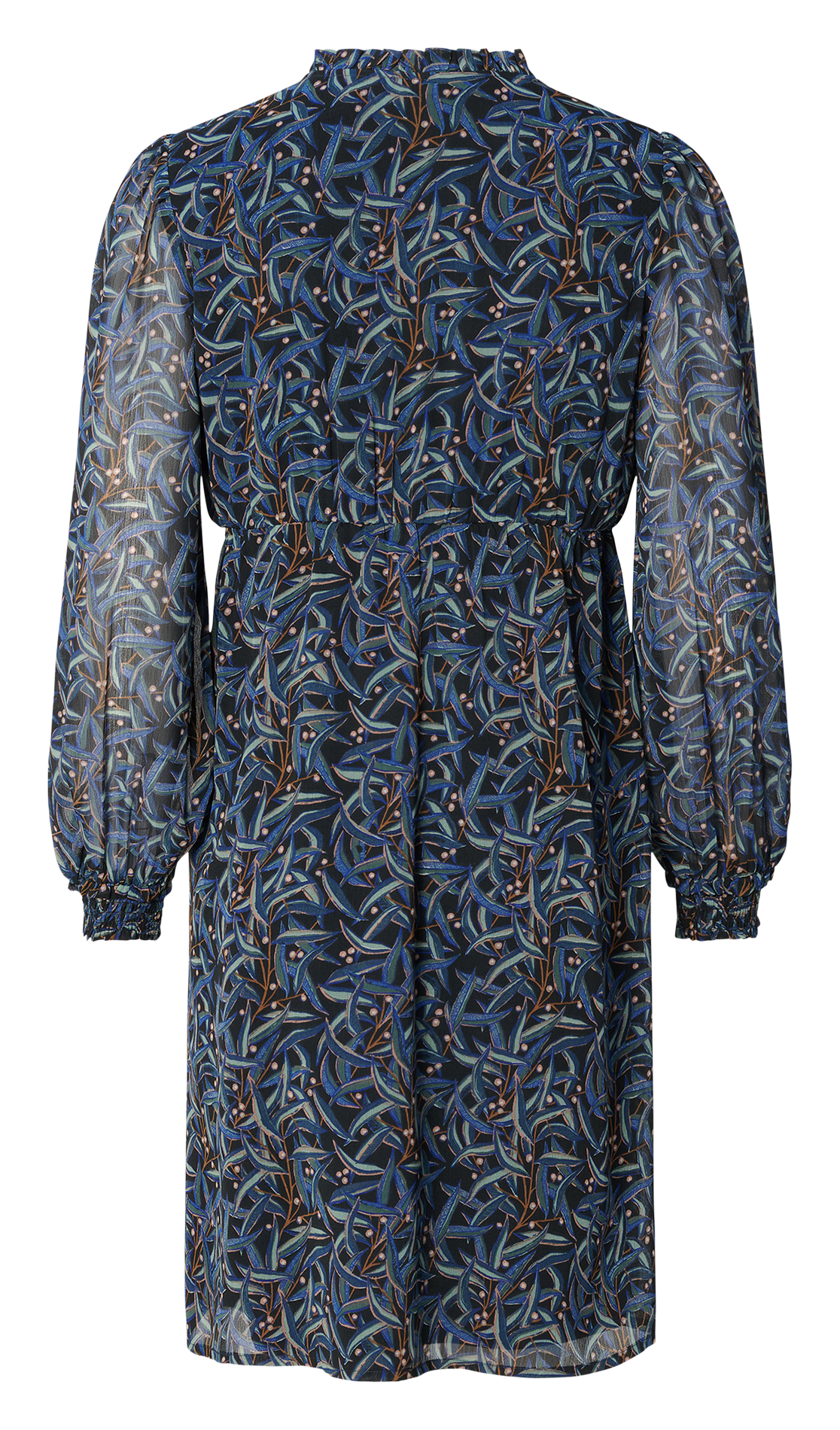 Short printed nursing dress NOPPIES Black