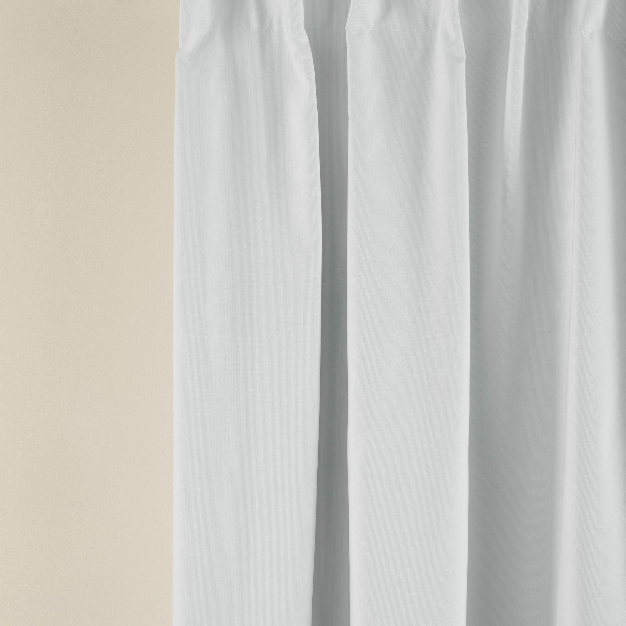 OCCULTANT - Blackout curtain with gathering tape MADURA White