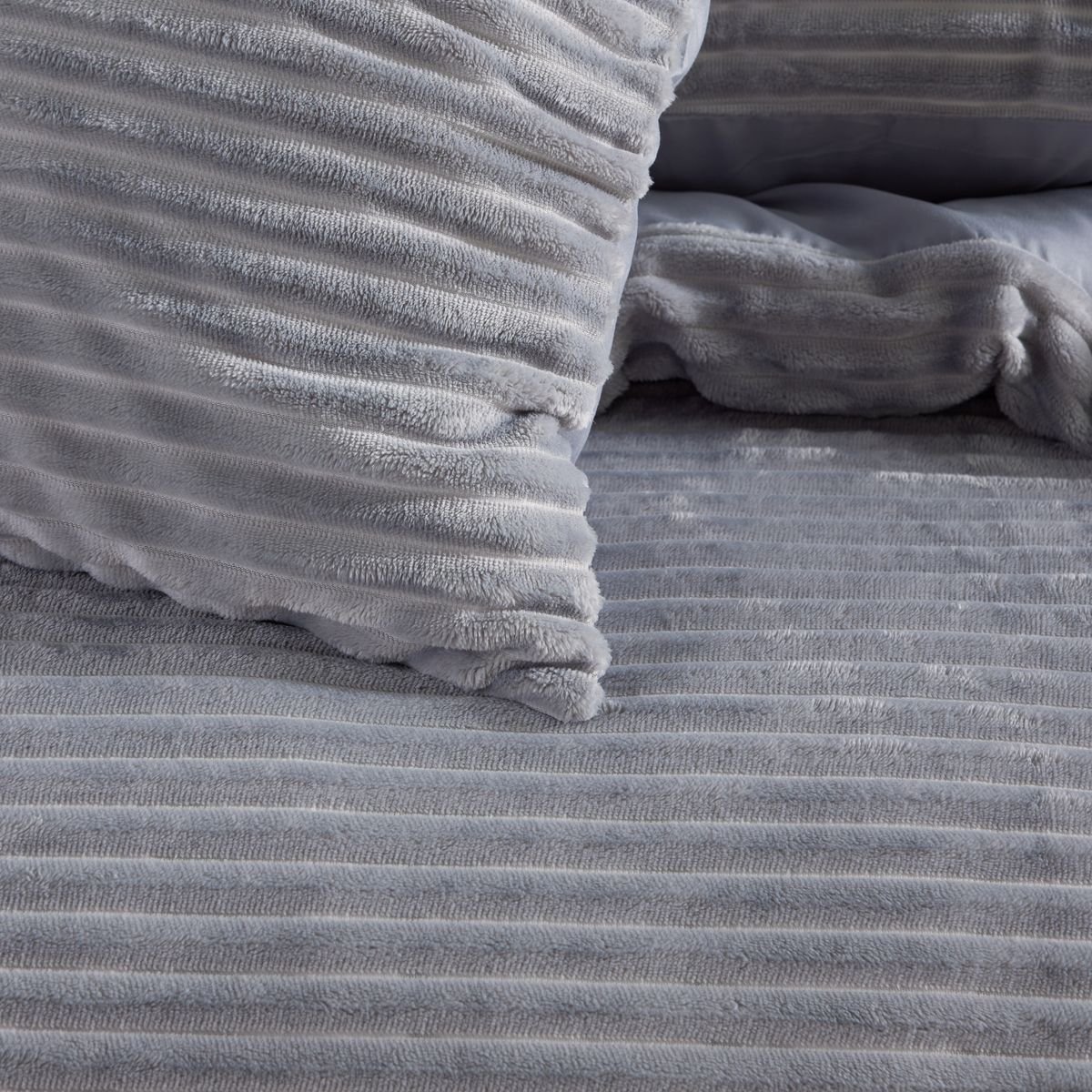 Fleece bedding set TODAY LINGE DE MAISON Grey