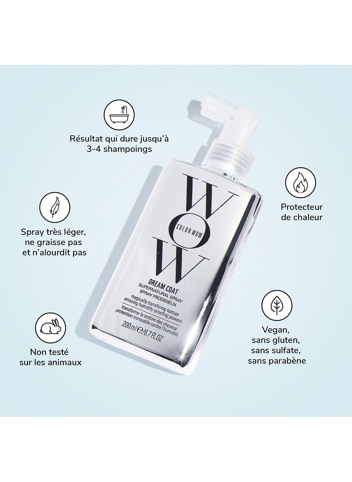 Dream Coat Spray imperméabilisant COLORWOW No color