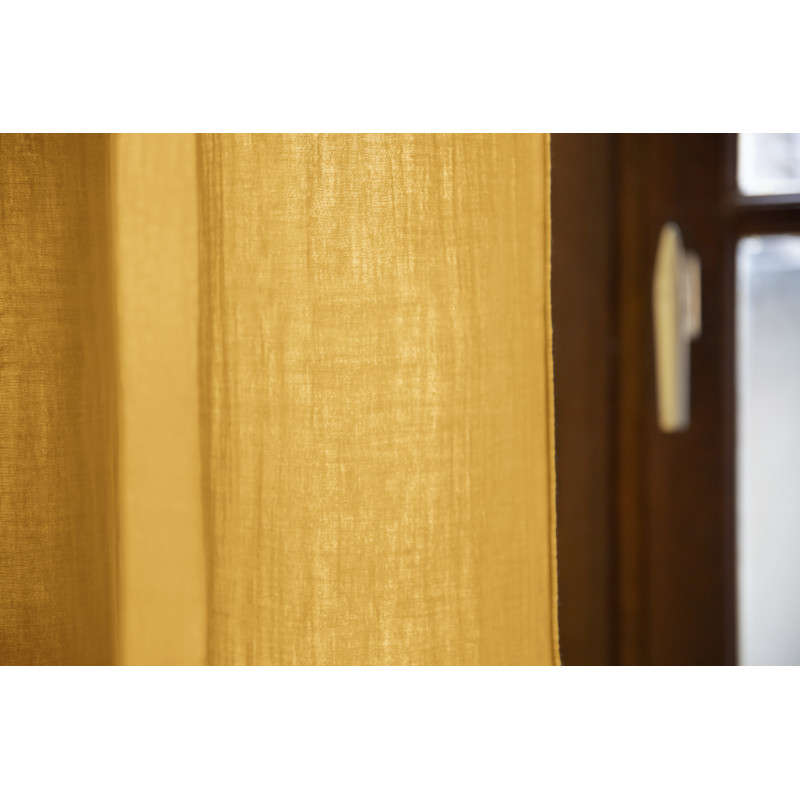 Blackout and Thermal Curtains L'EFFET PAPILLON Yellow