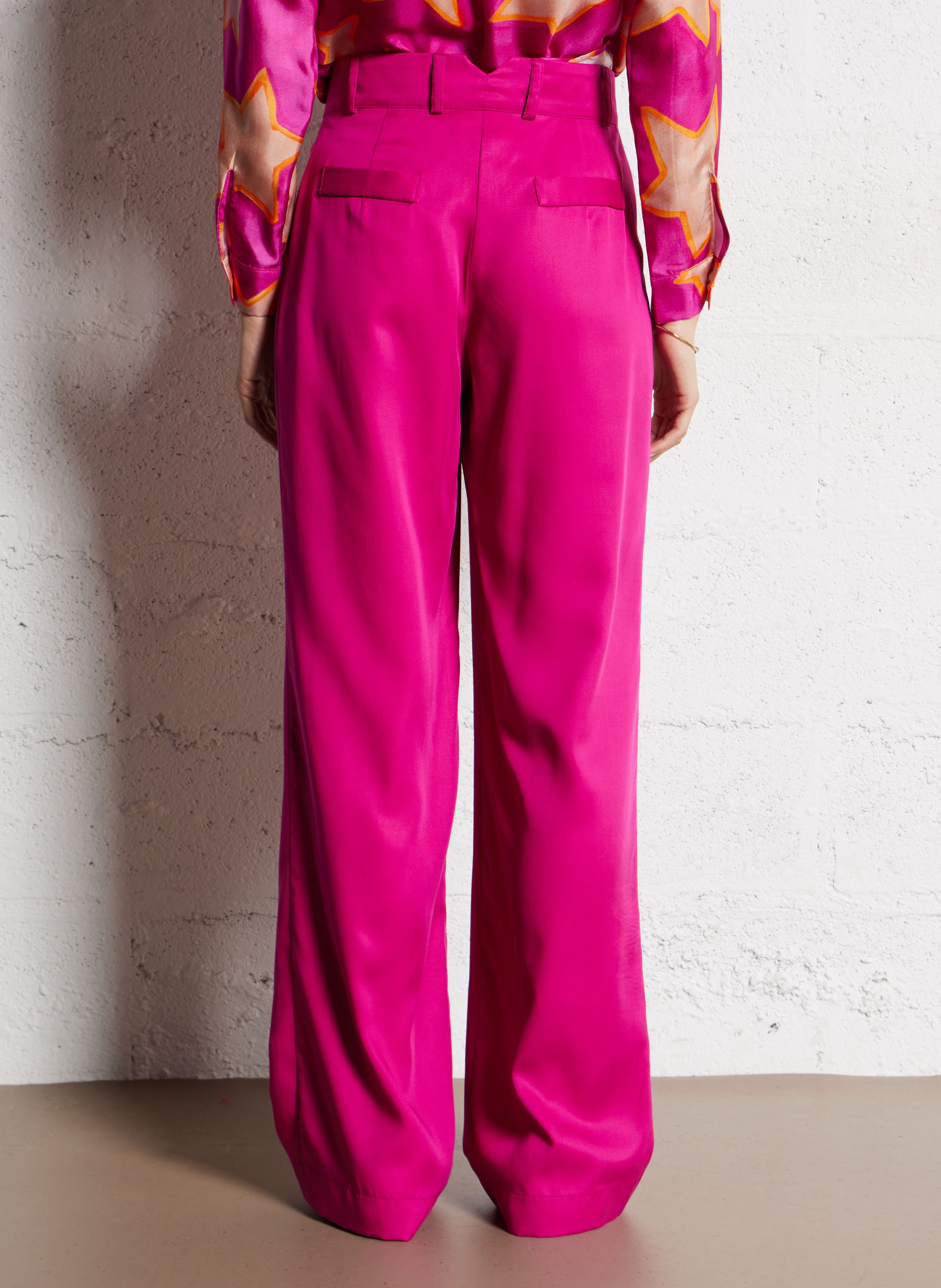 Wide trousers ELISE CHALMIN Pink