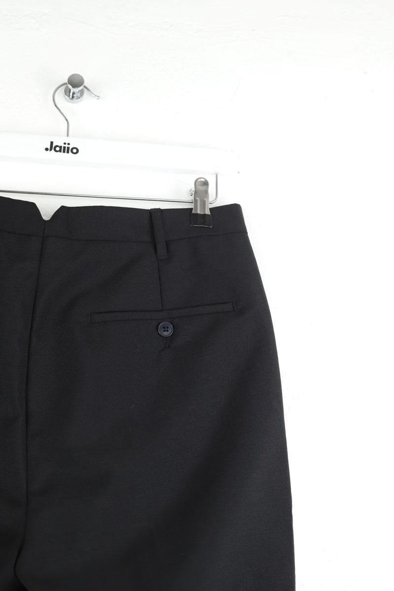Bandol straight woollen trousers ACNE STUDIOS - Seconde Main Black