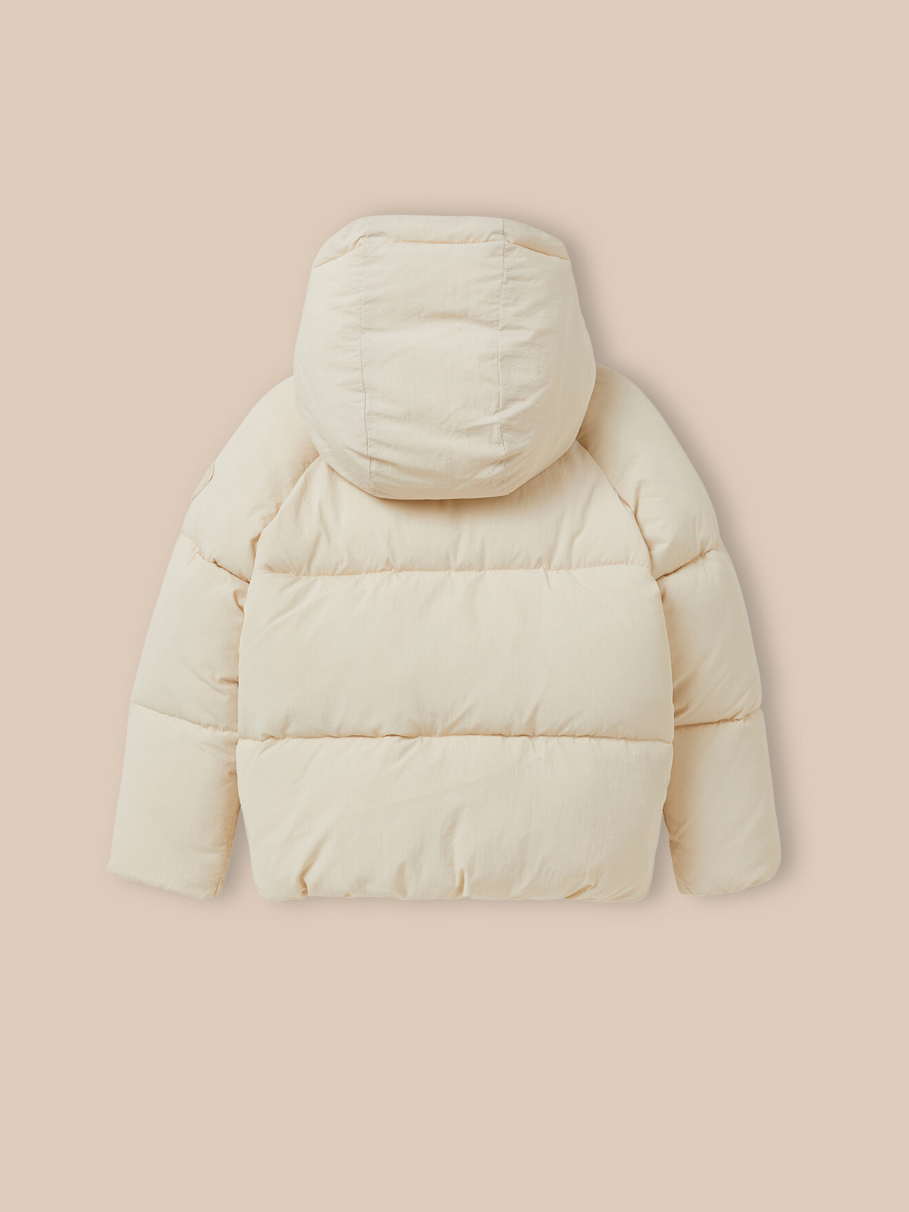 Fleece-lined down jacket CYRILLUS Red